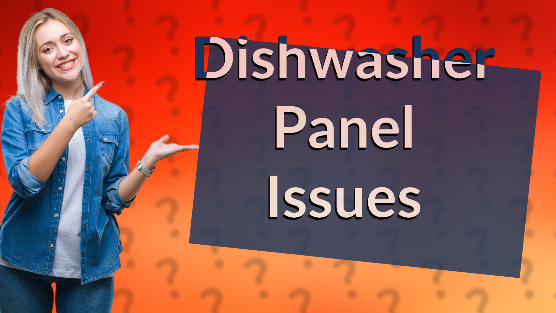 Dishwasher Panel Issues