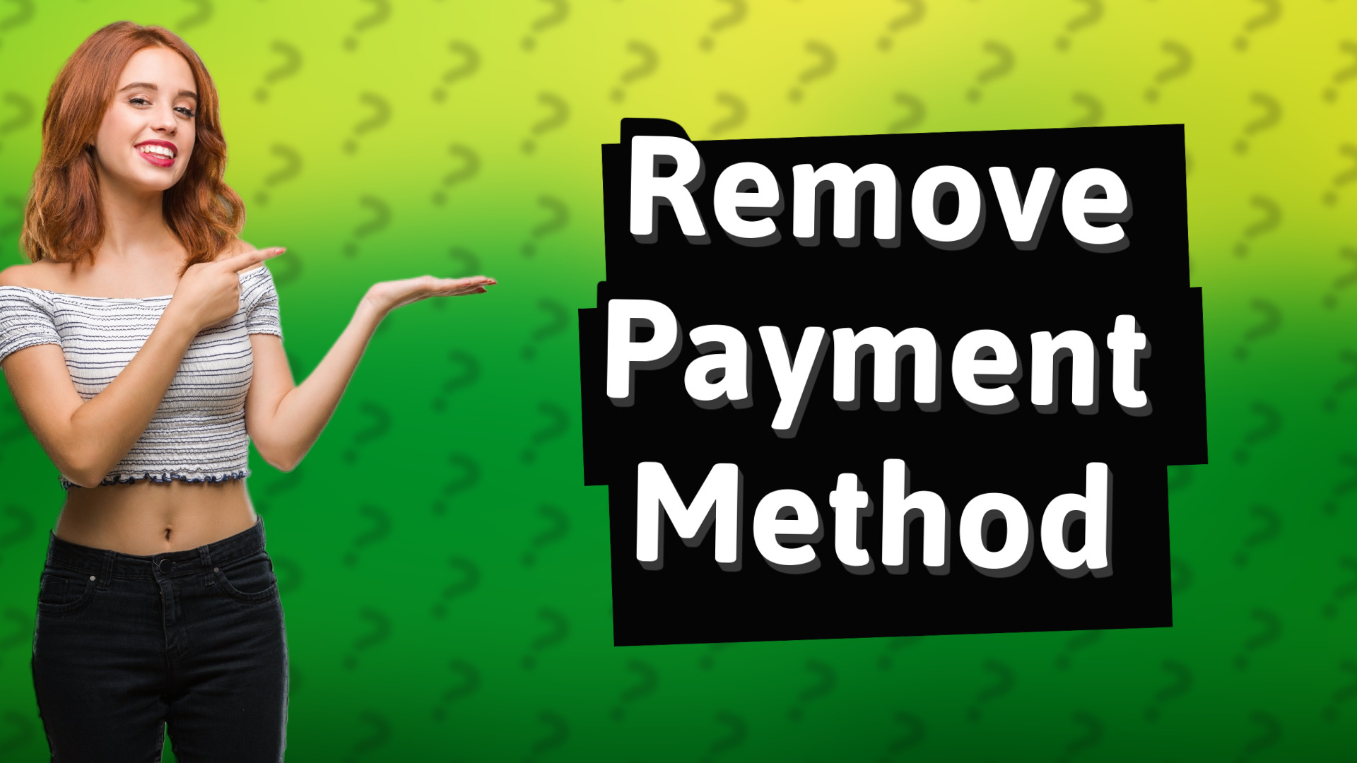 Remove Payment Method