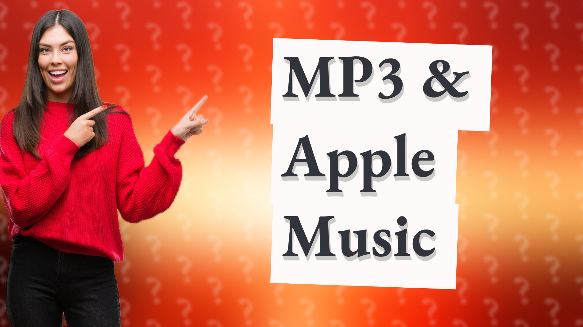 MP3 & Apple Music