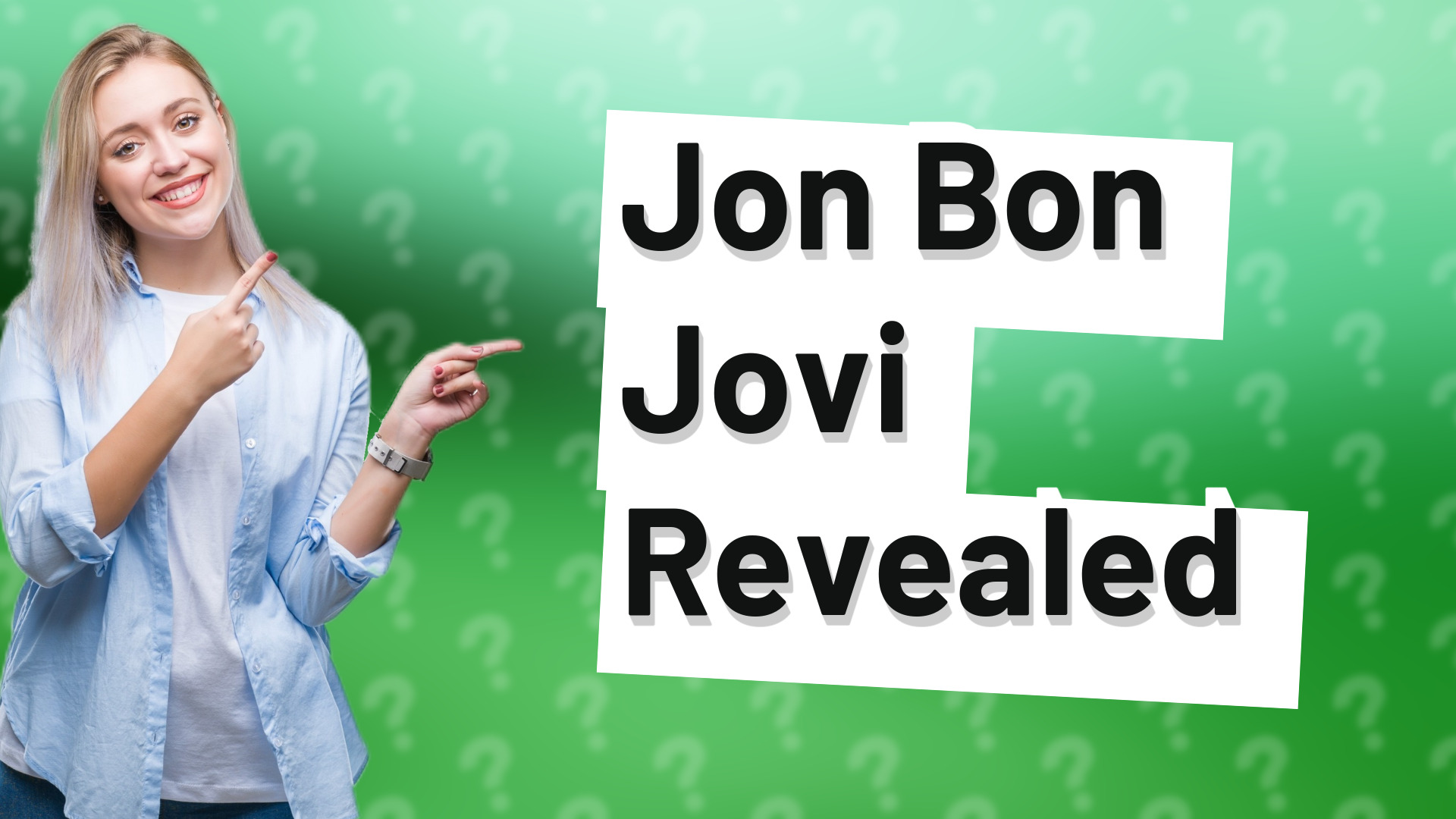 Jon Bon Jovi Revealed