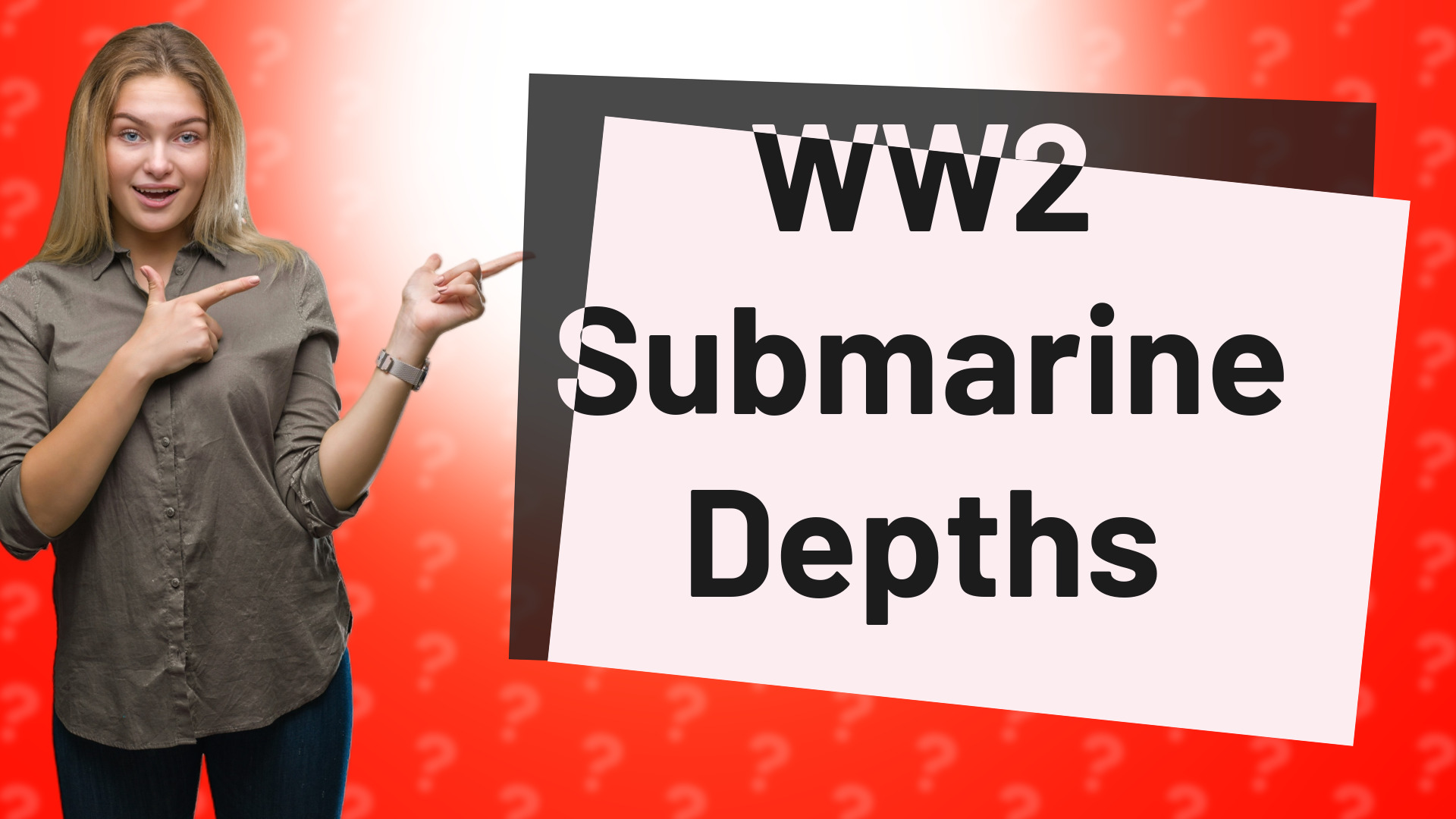 WW2 Submarine Depths