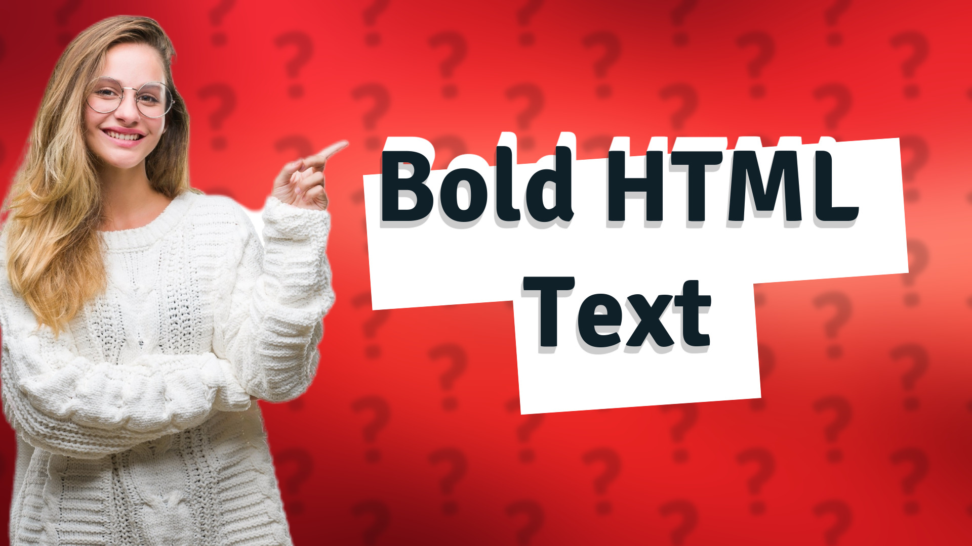 Bold HTML Text