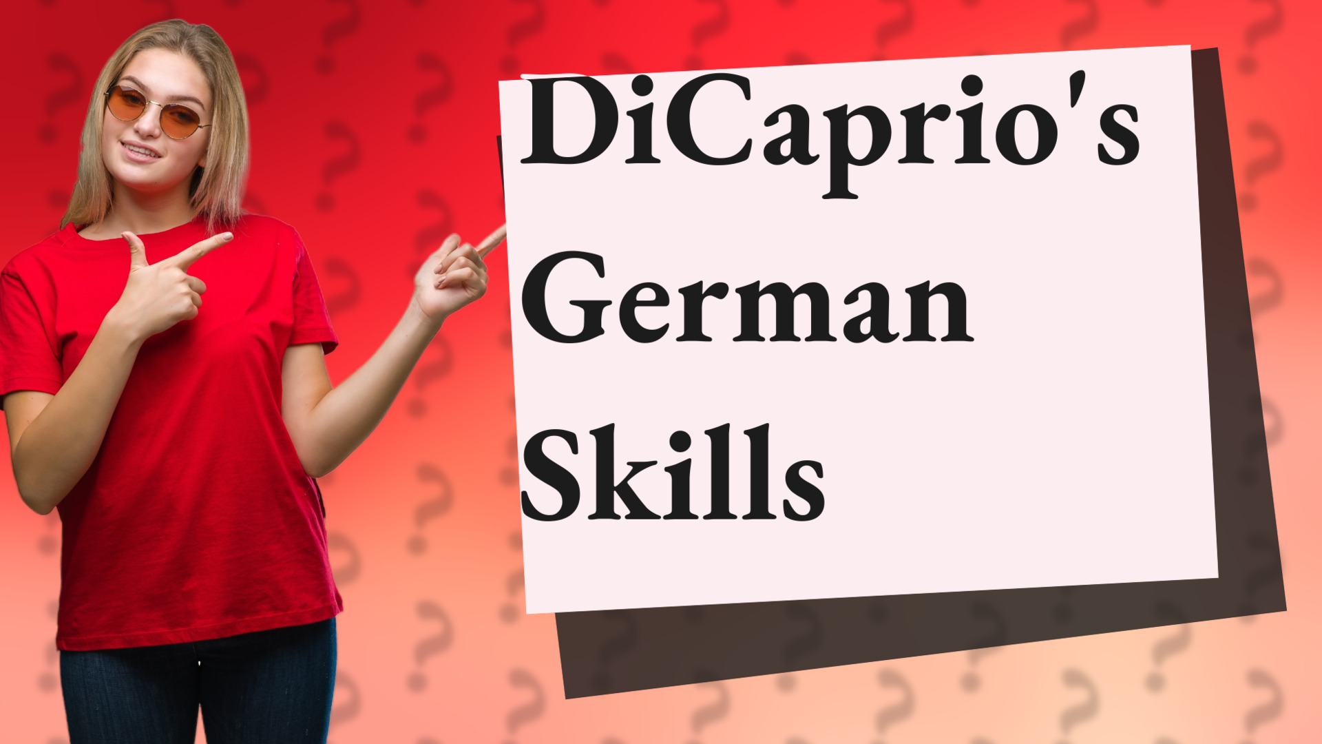 DiCaprio's German Skills