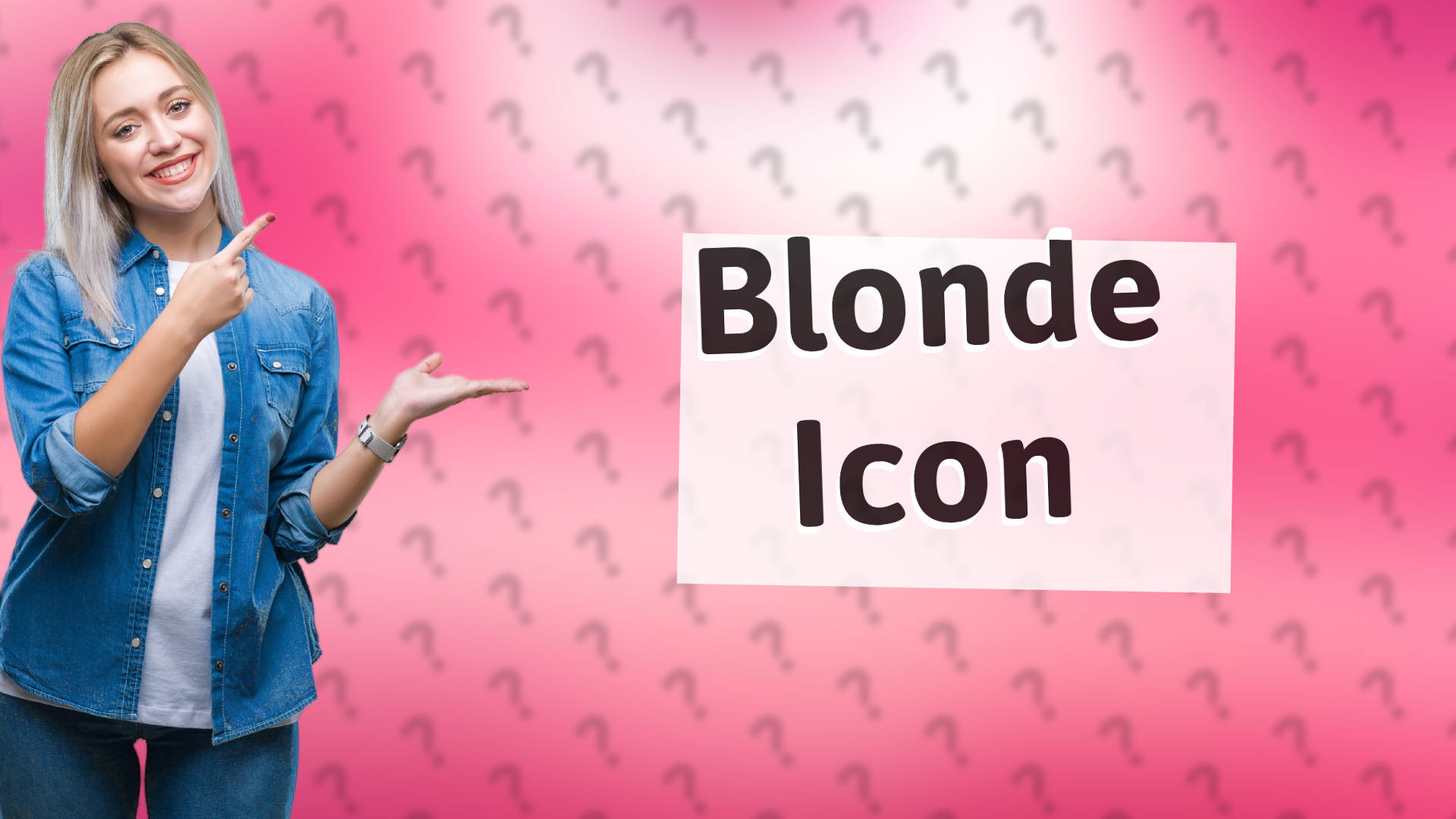 Blonde Icon
