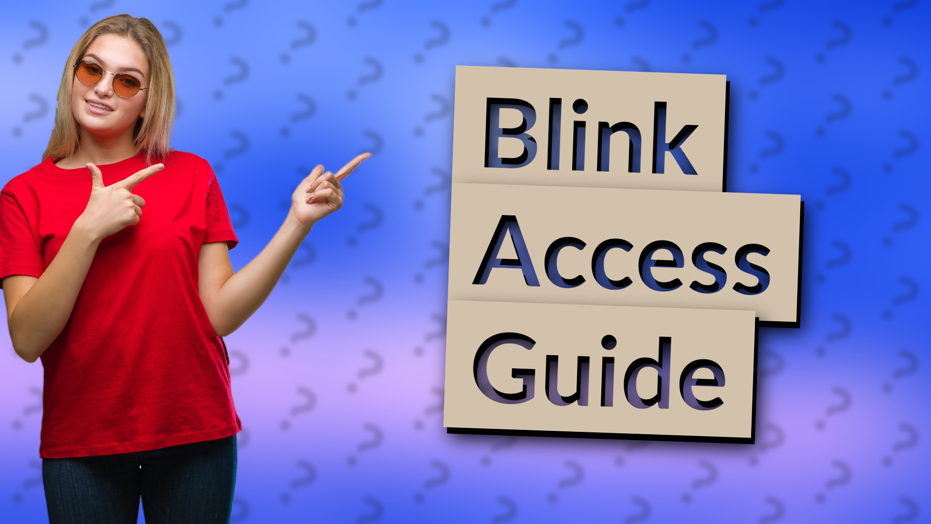 Blink Access Guide