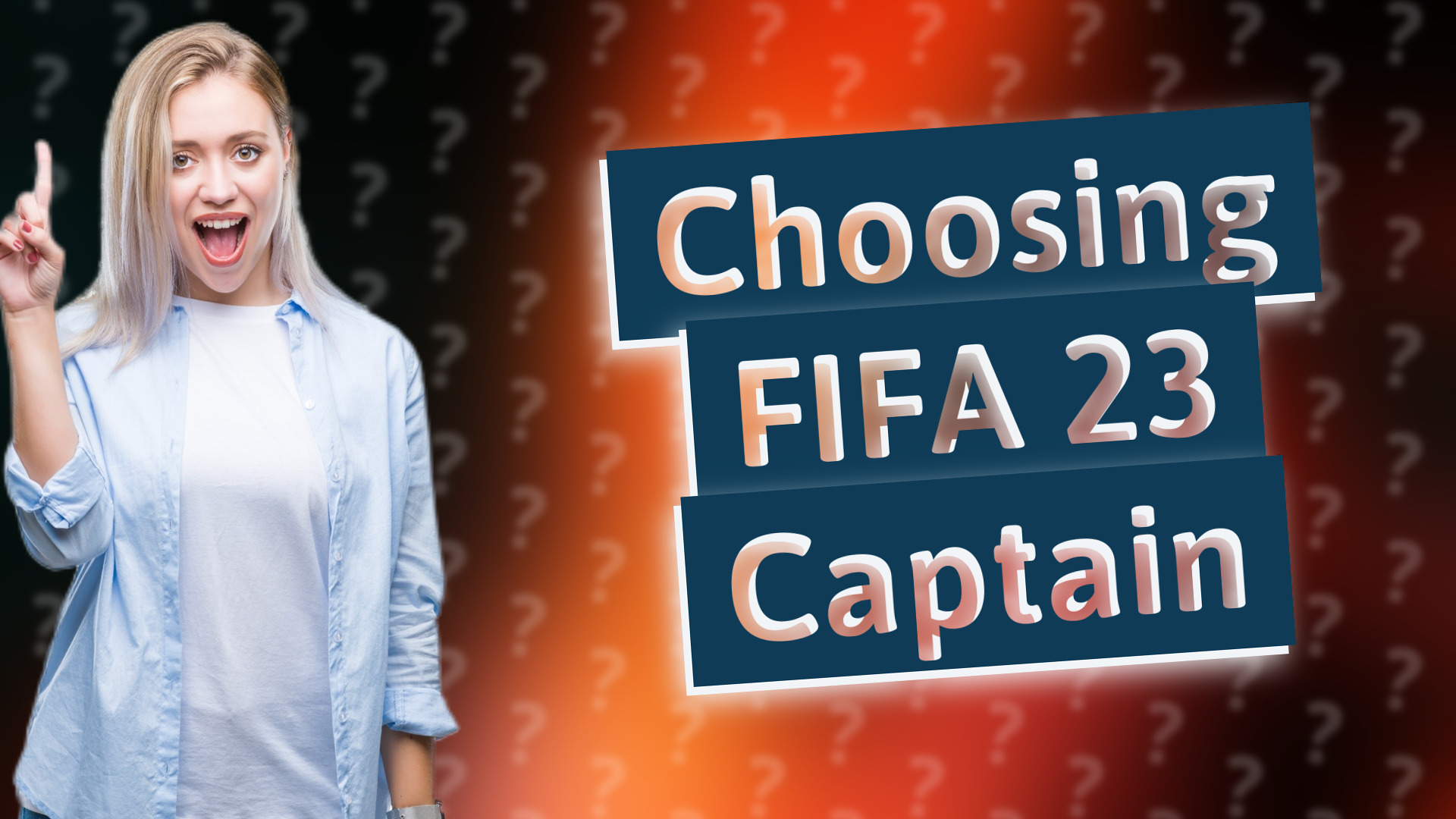 Choosing FIFA 23 Captain