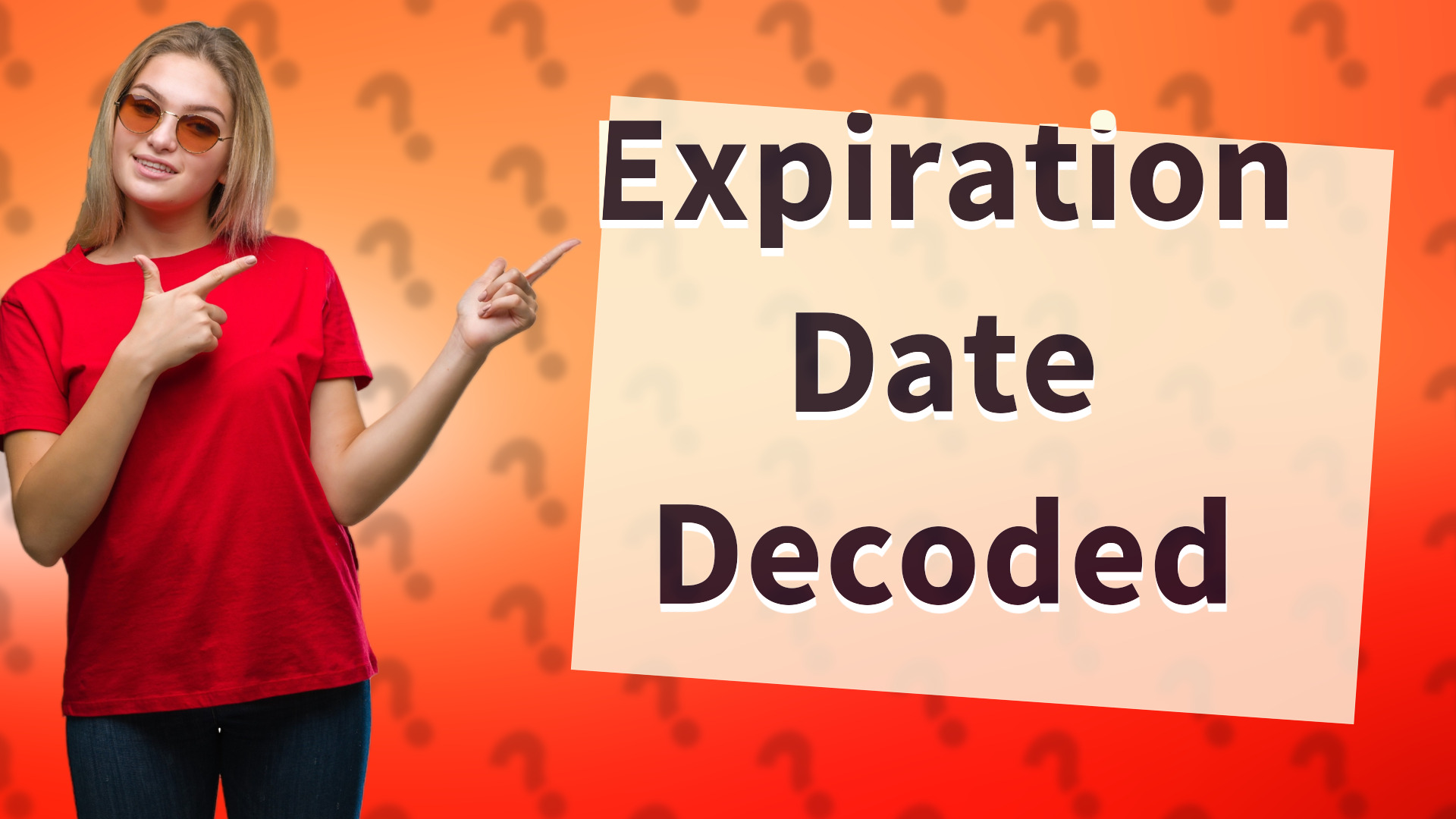 Expiration Date Decoded