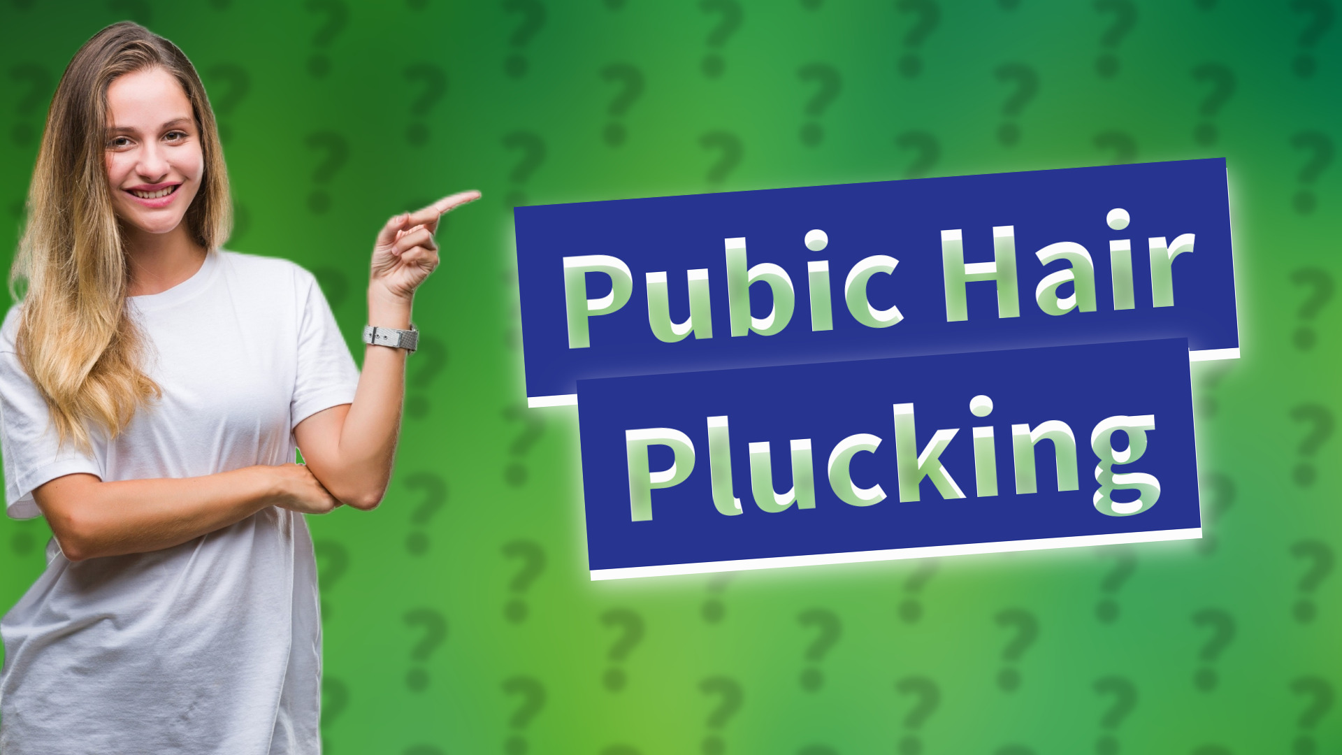 Pubic Hair Plucking