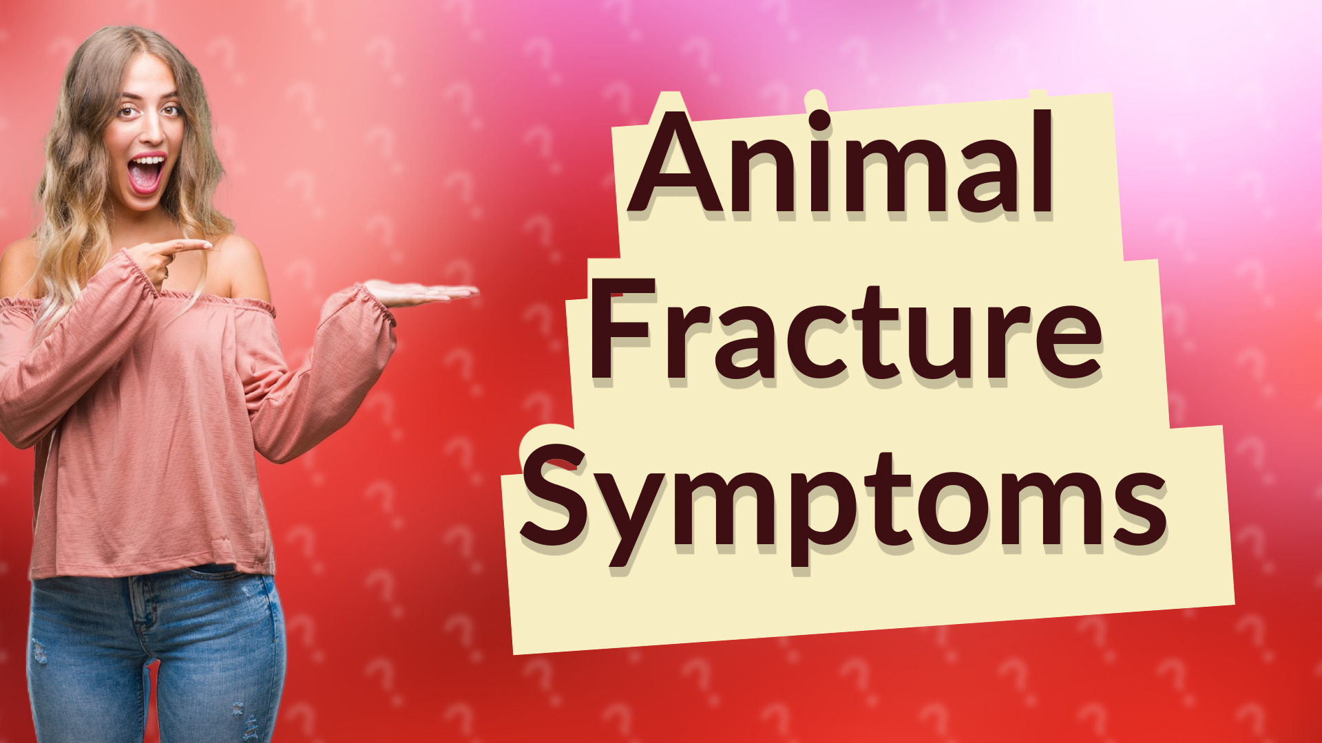 Animal Fracture Symptoms