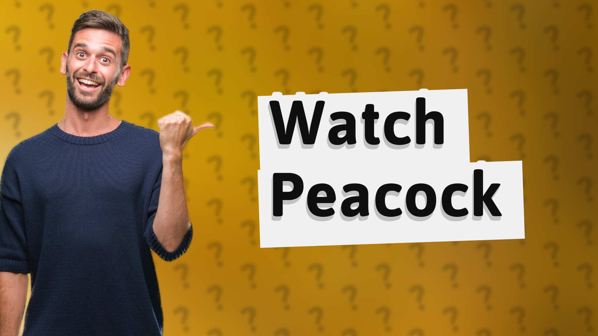 Watch Peacock