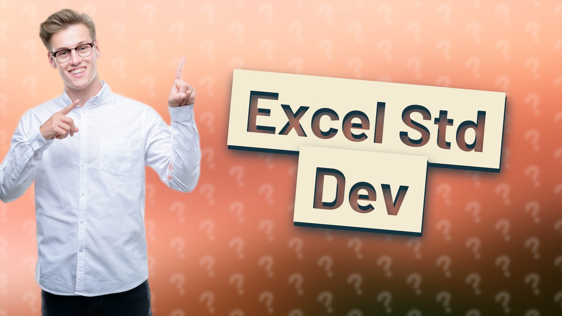 Excel Std Dev