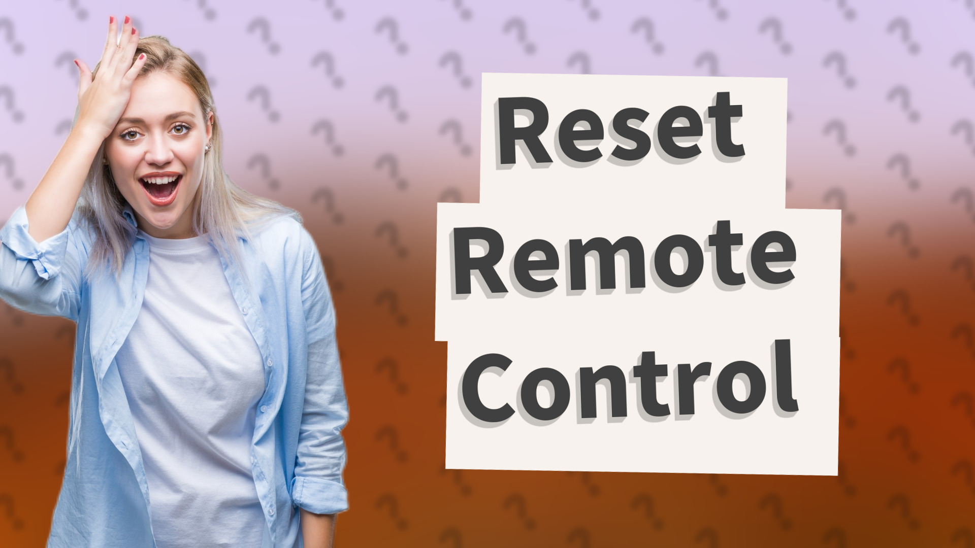 Reset Remote Control