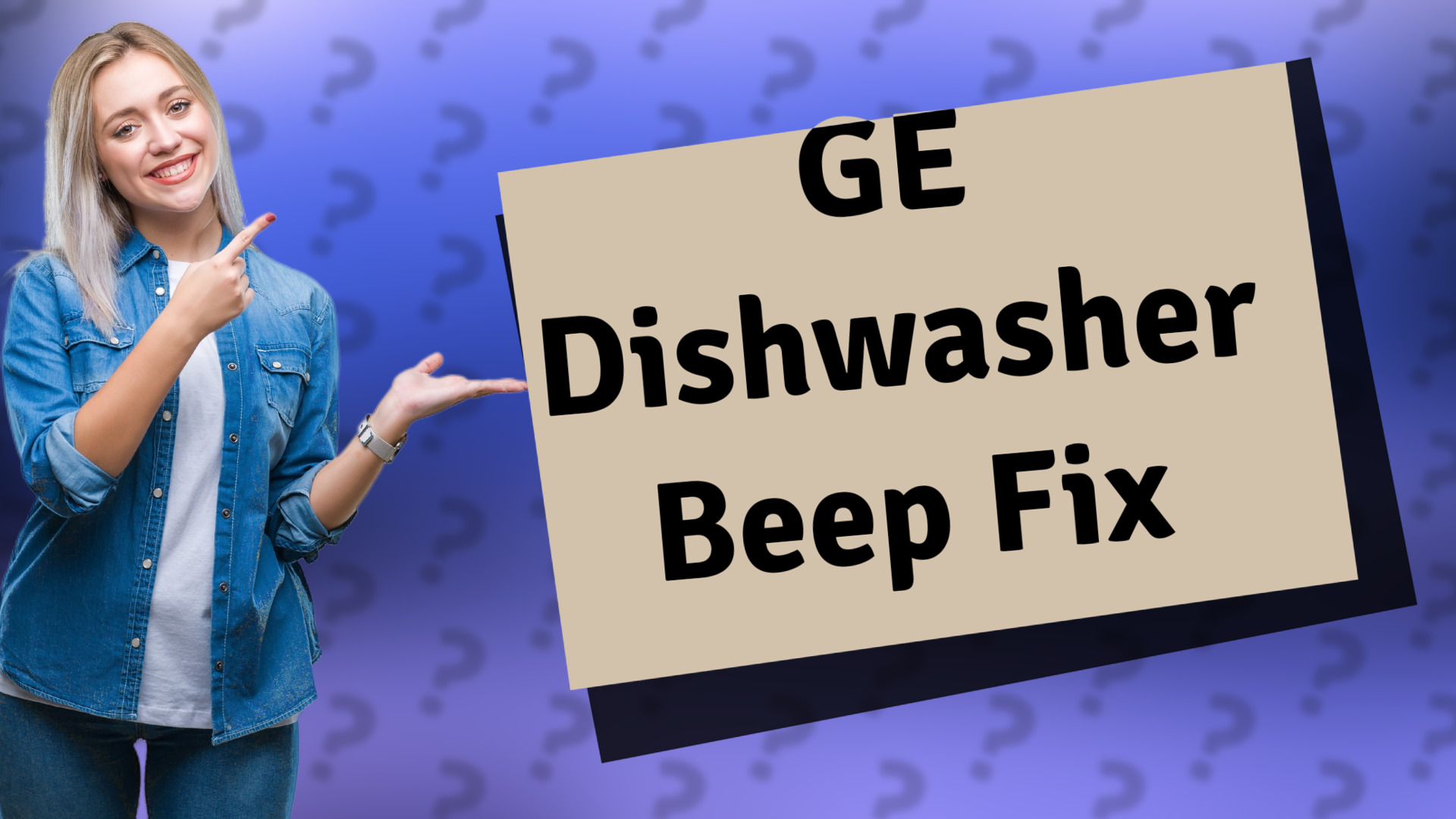 GE Dishwasher Beep Fix
