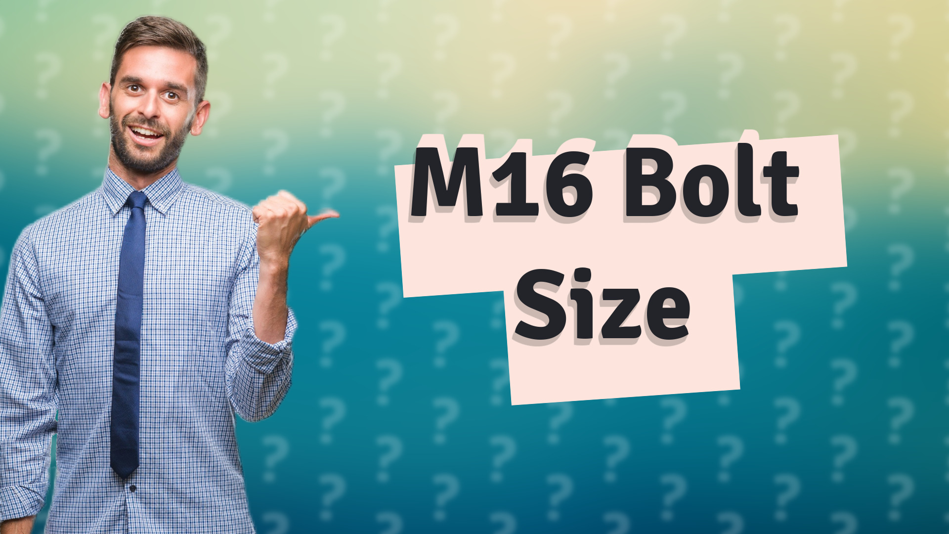 M16 Bolt Size