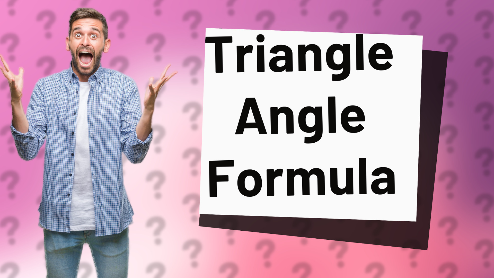 Triangle Angle Formula