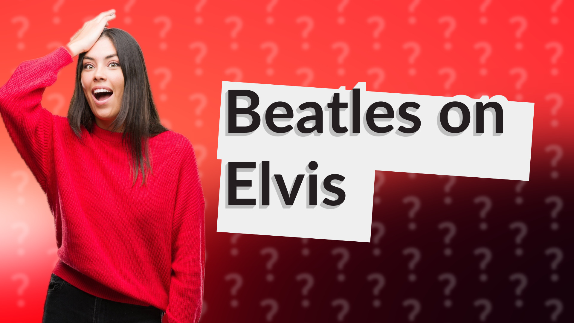 Beatles on Elvis