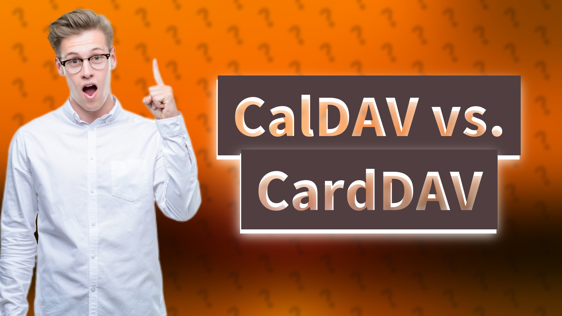 CalDAV vs. CardDAV