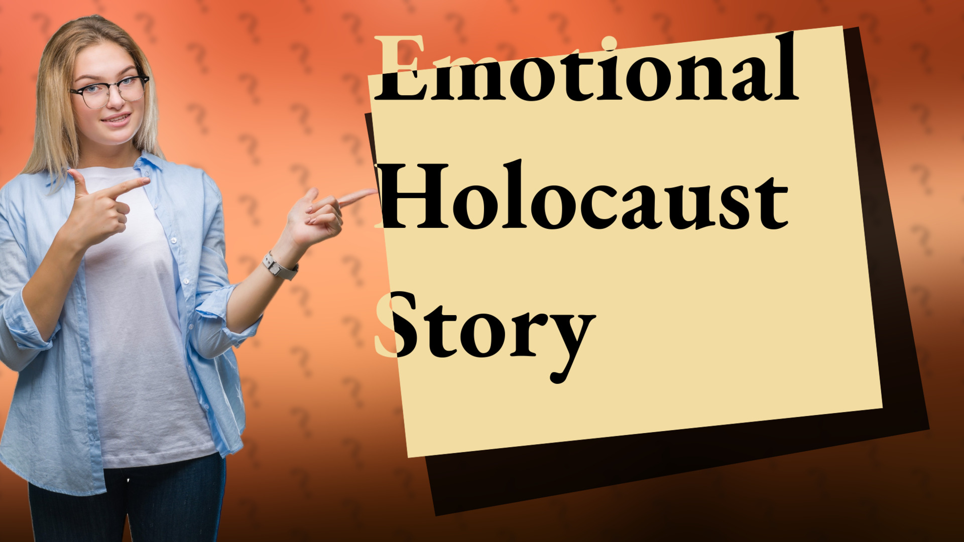 Emotional Holocaust Story