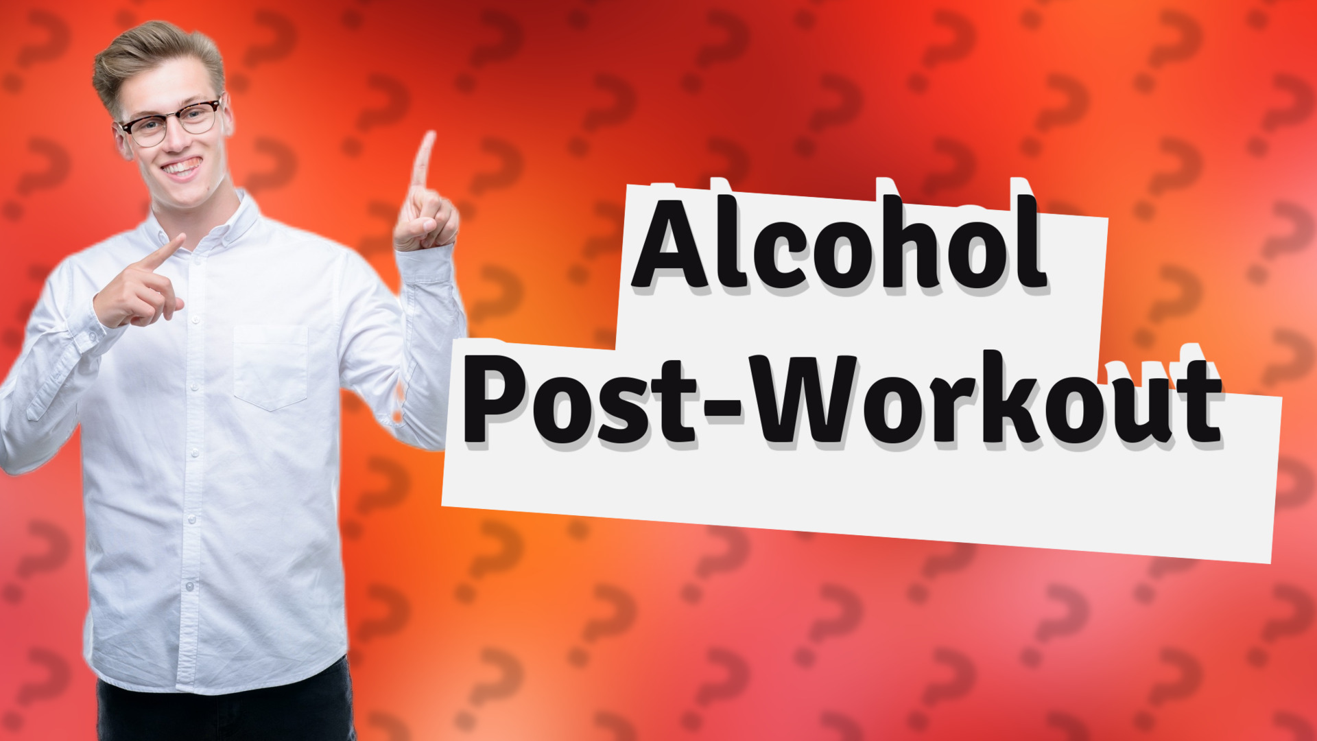 Alcohol Post-Workout