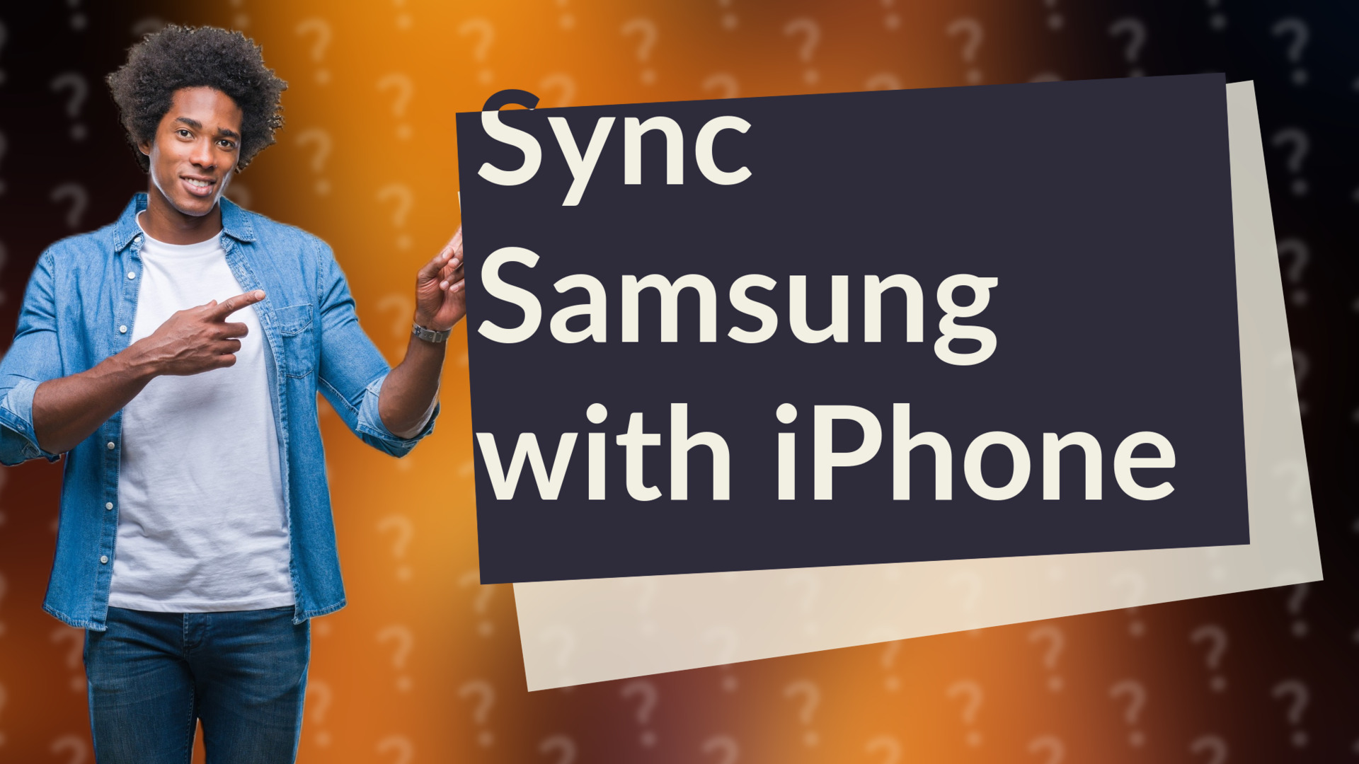 Sync Samsung with iPhone