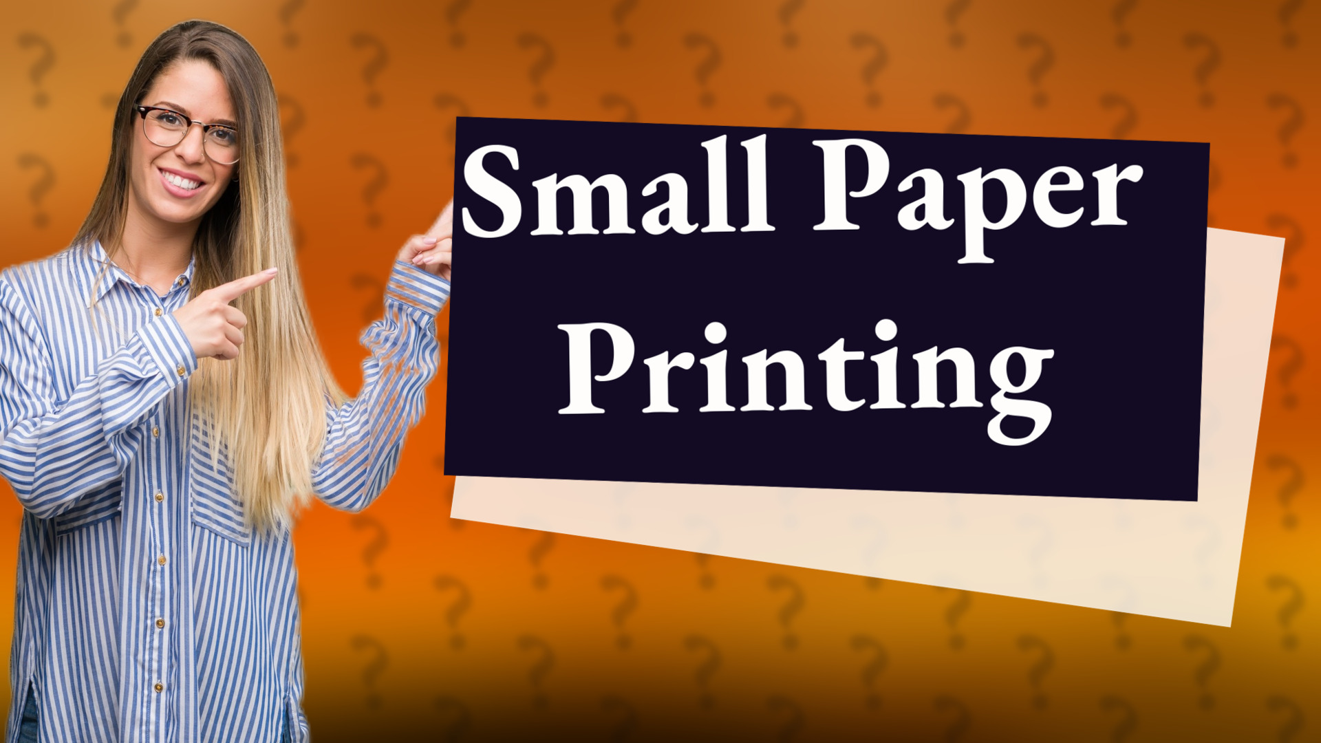 Small Paper Printing