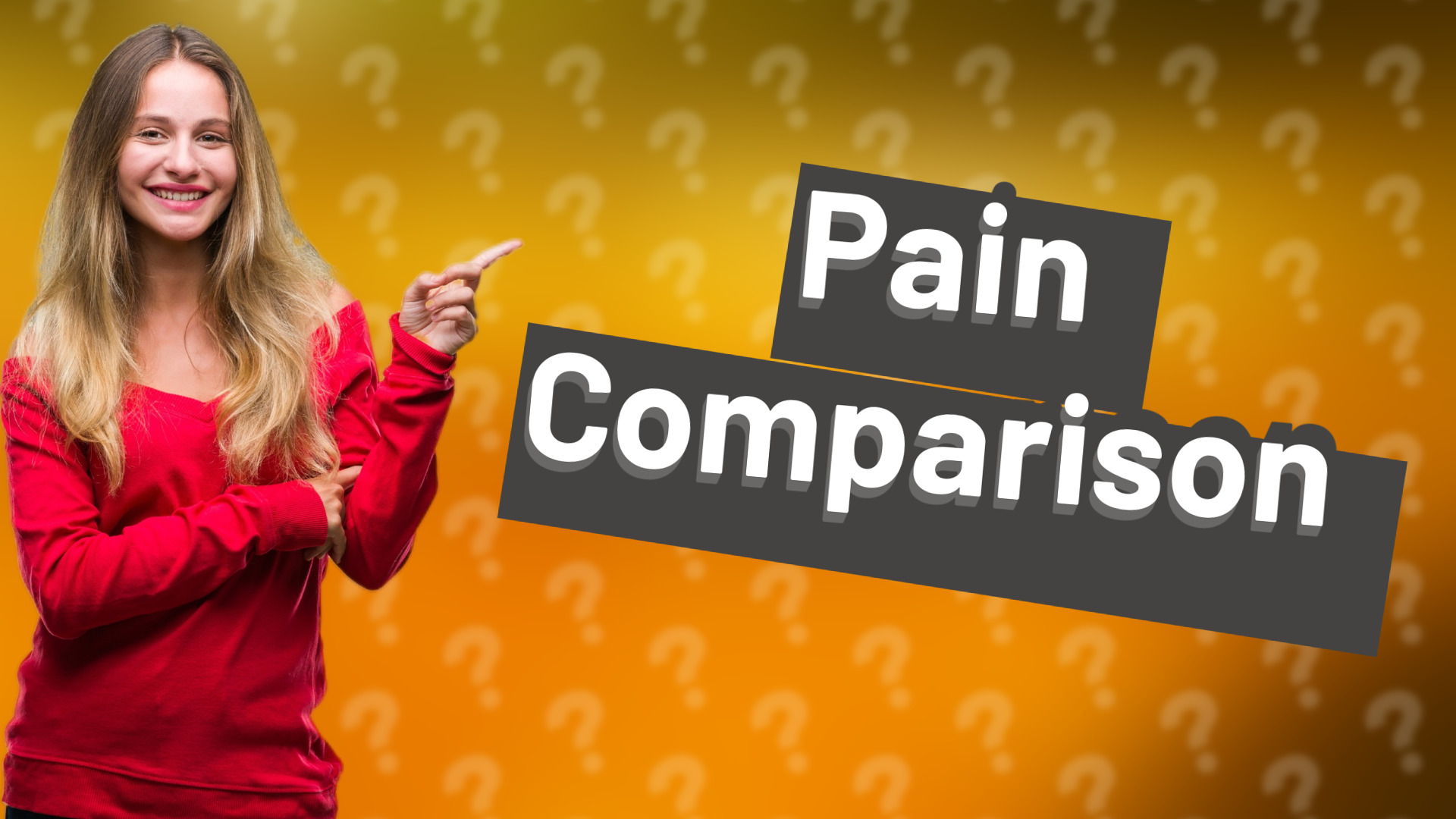Pain Comparison