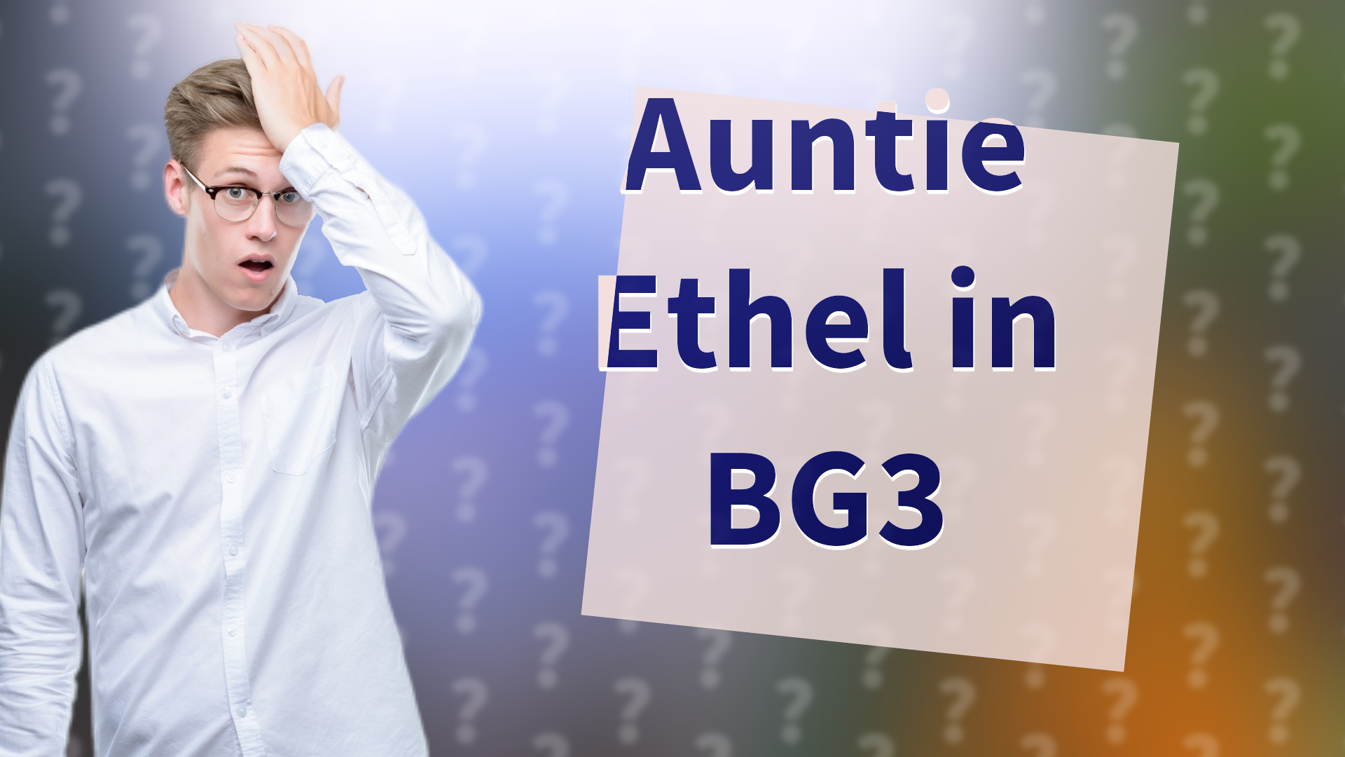Auntie Ethel in BG3