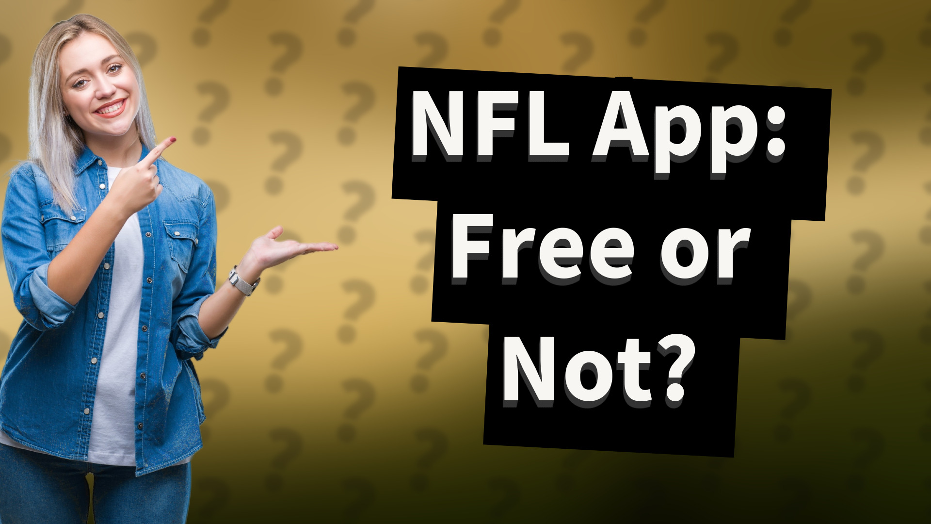 NFL App: Free or Not?