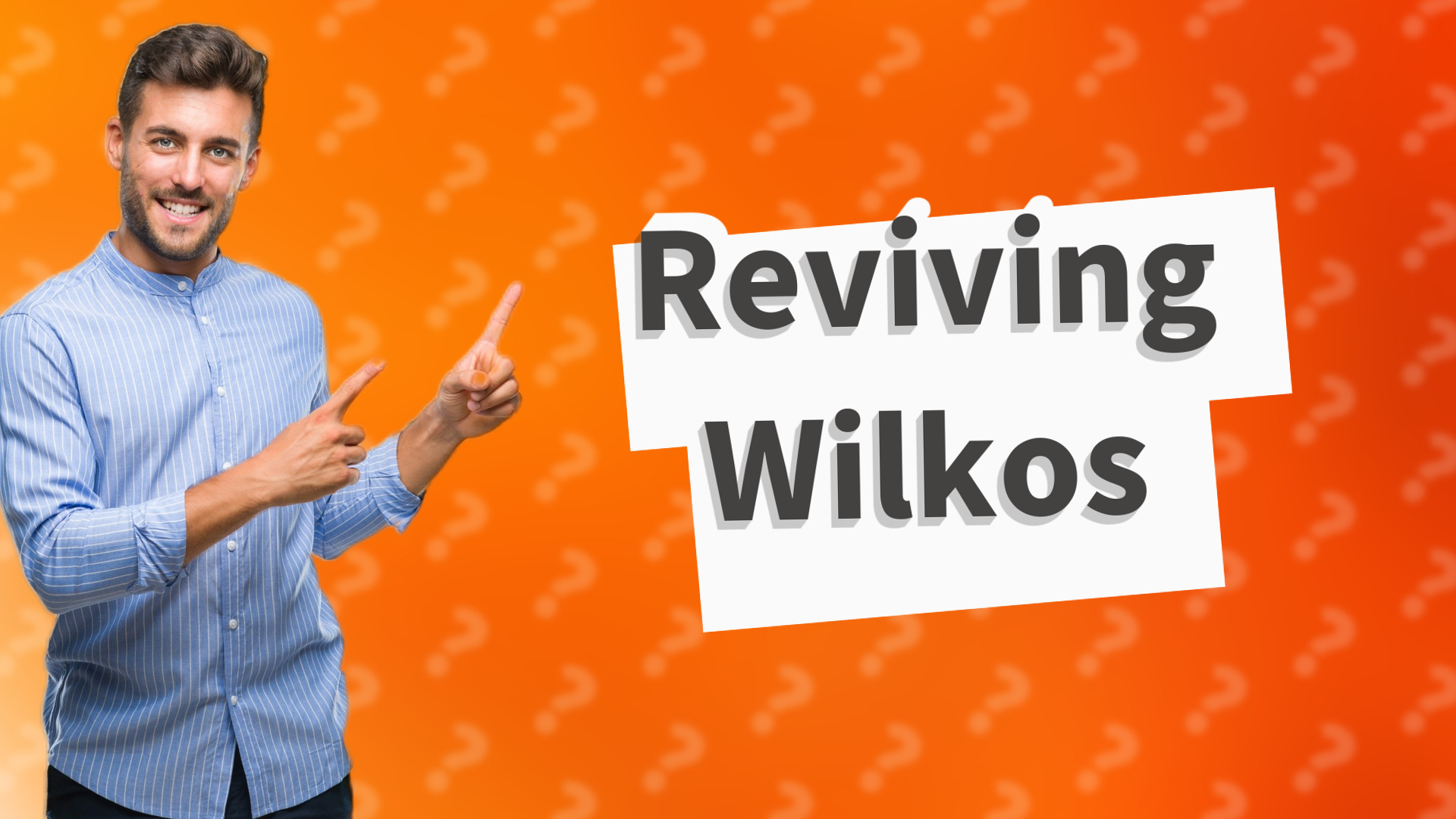 Reviving Wilkos
