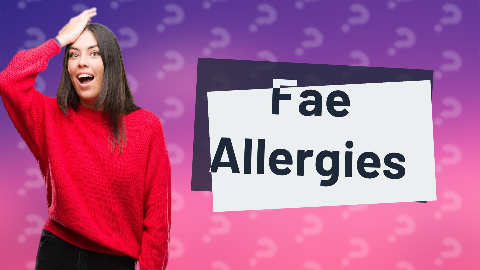 Fae Allergies