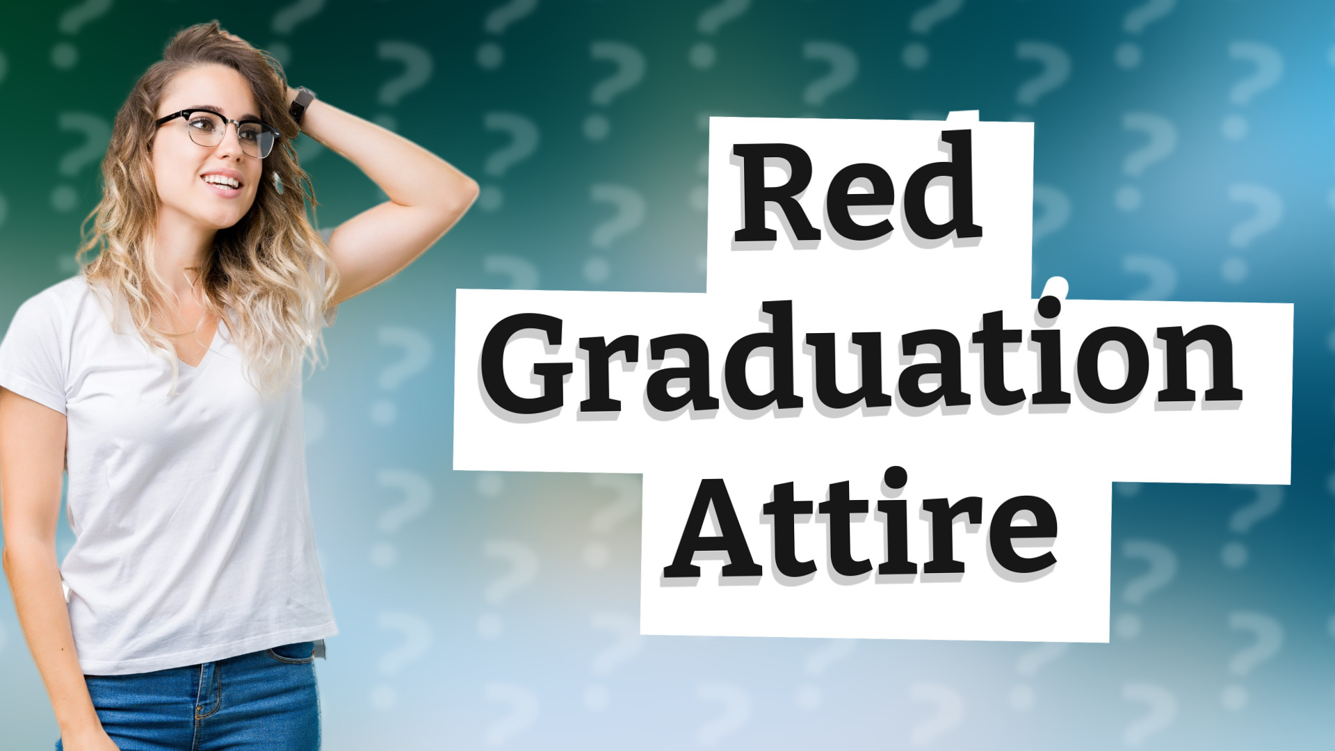 Red Graduation Attire