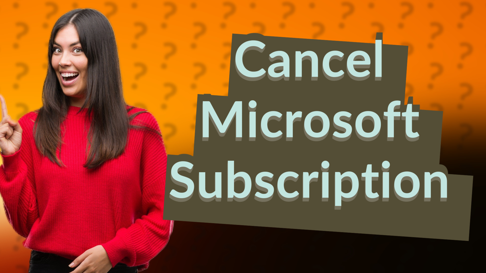 Cancel Microsoft Subscription
