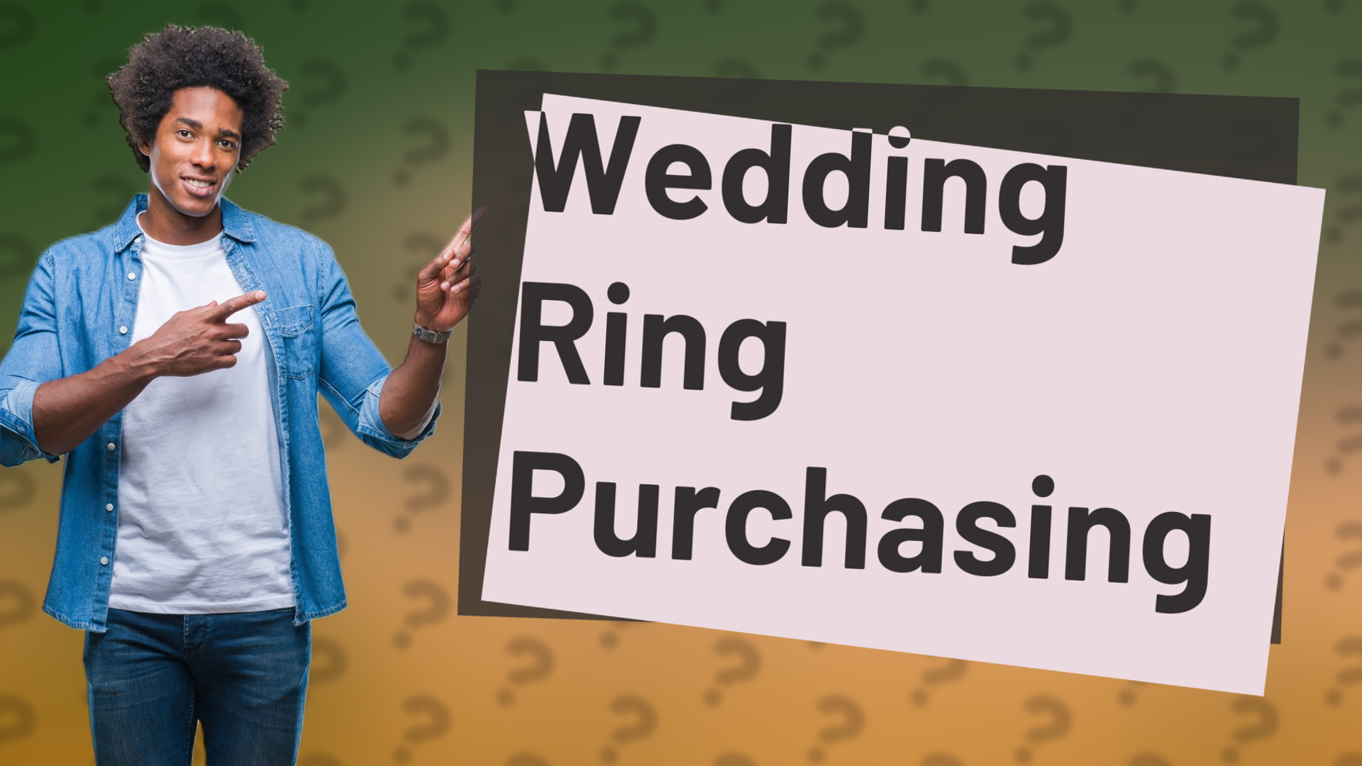 Wedding Ring Purchasing