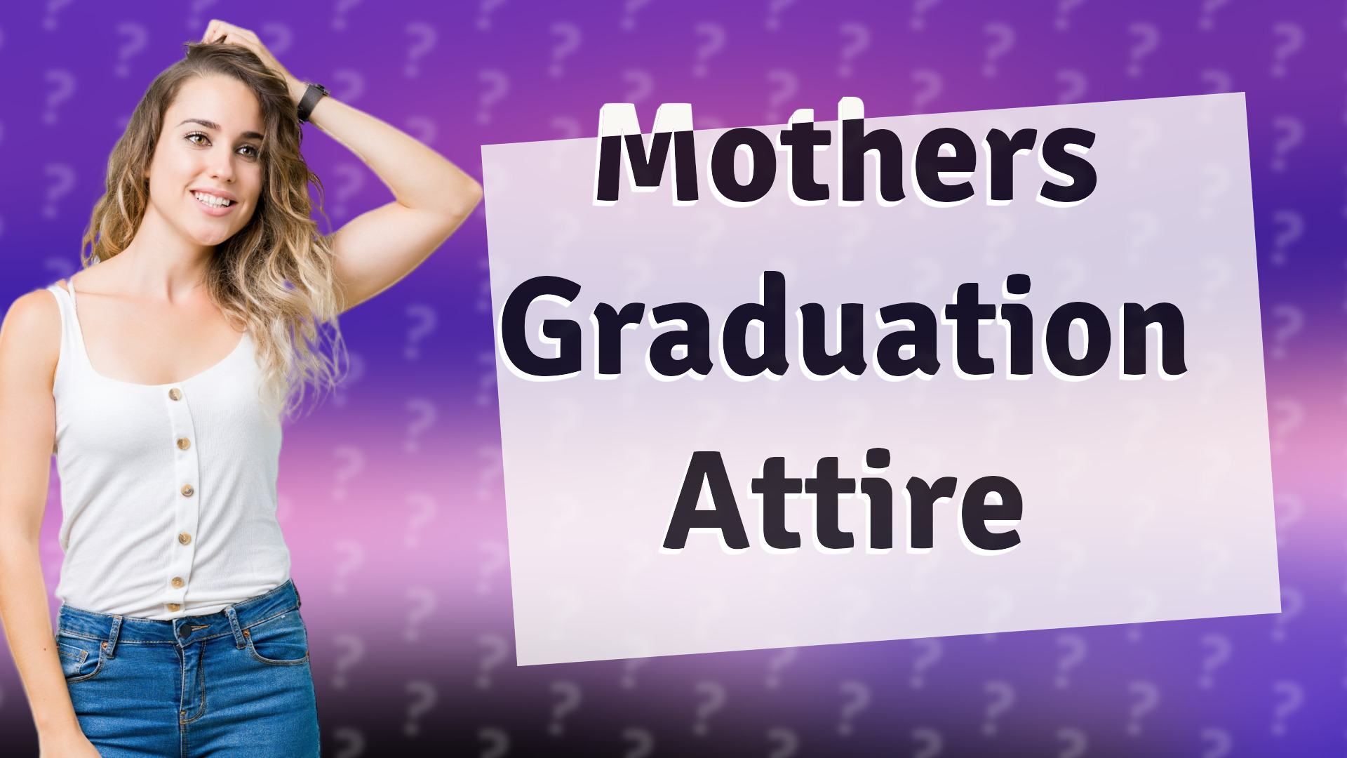 Mothers Graduation Attire