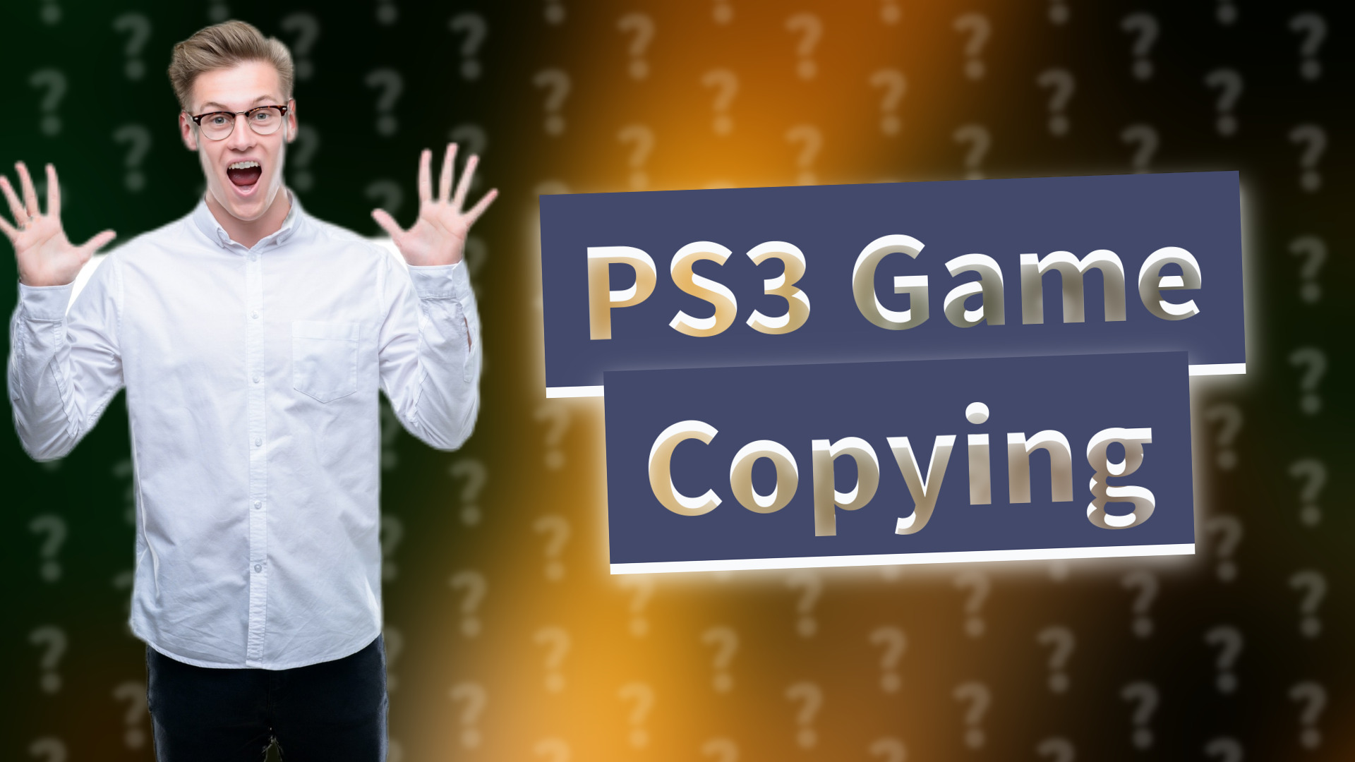 PS3 Game Copying