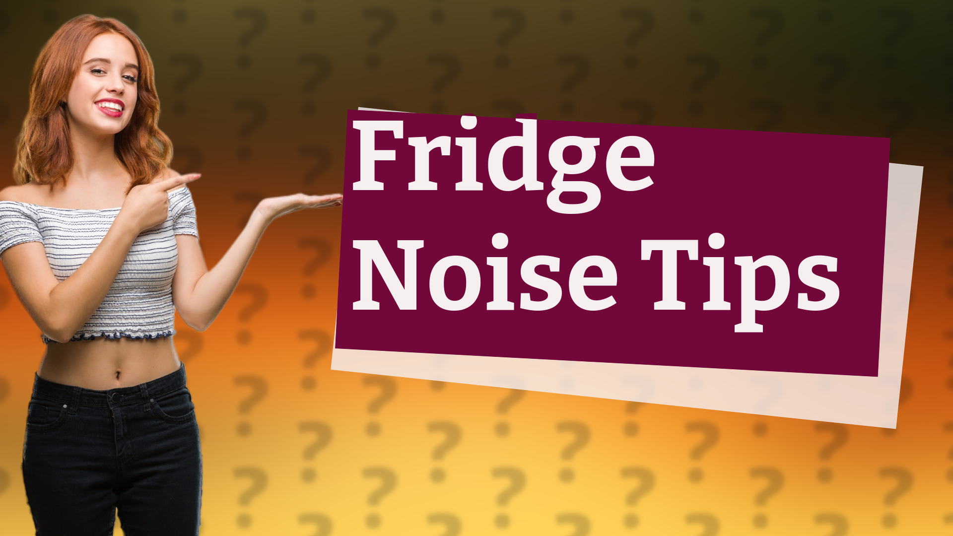 Fridge Noise Tips