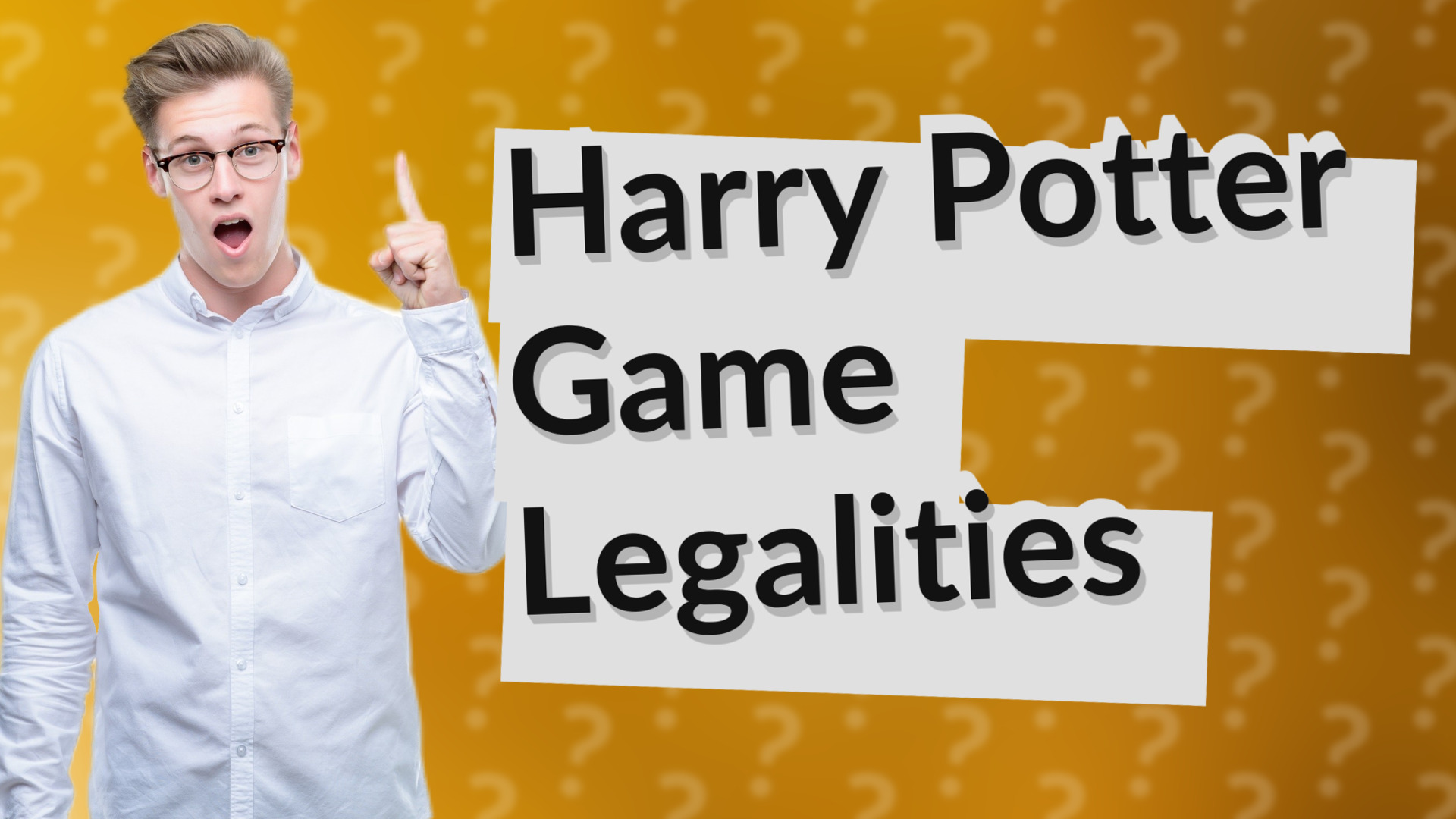 Harry Potter Game Legalities