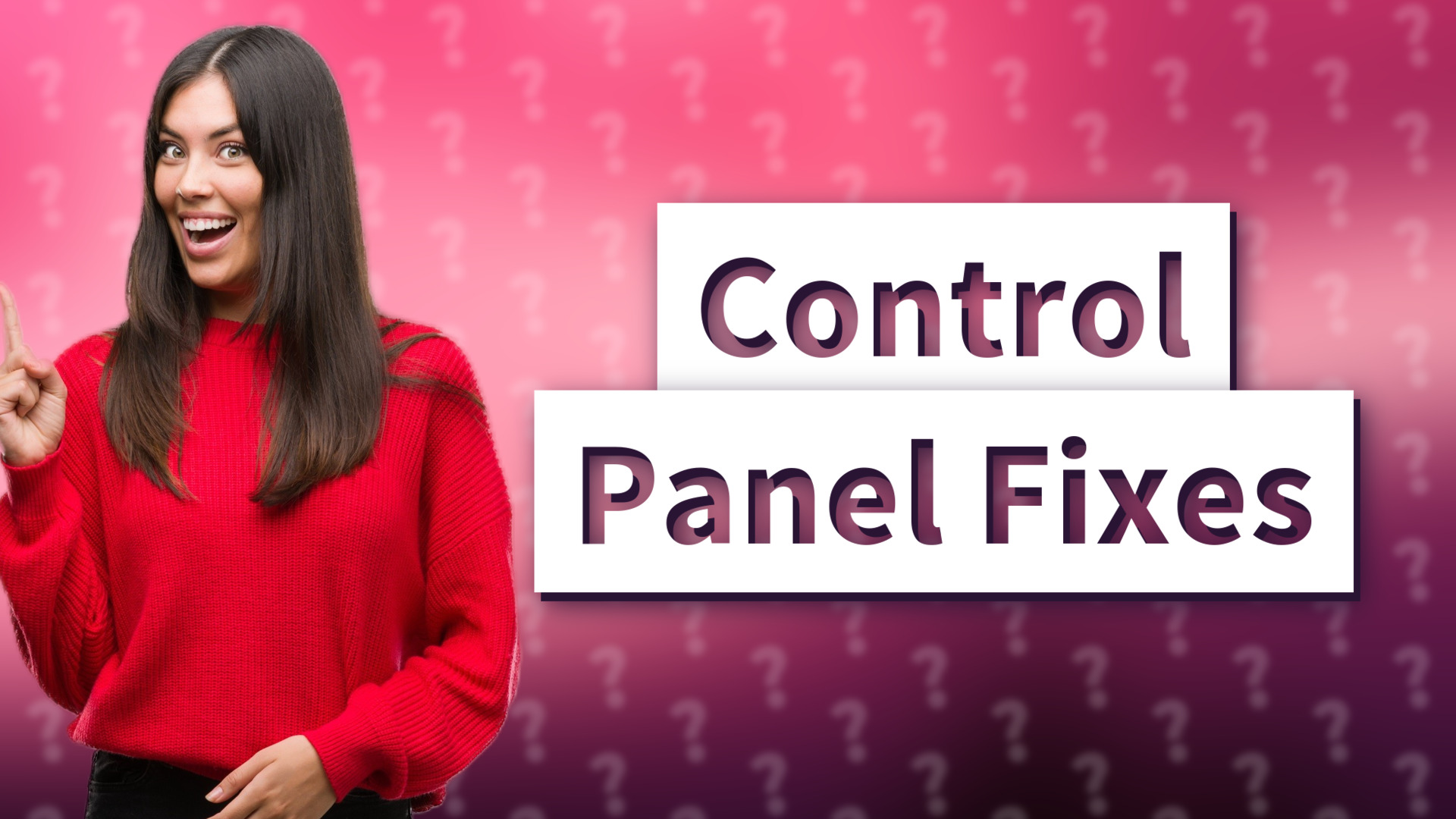 Control Panel Fixes