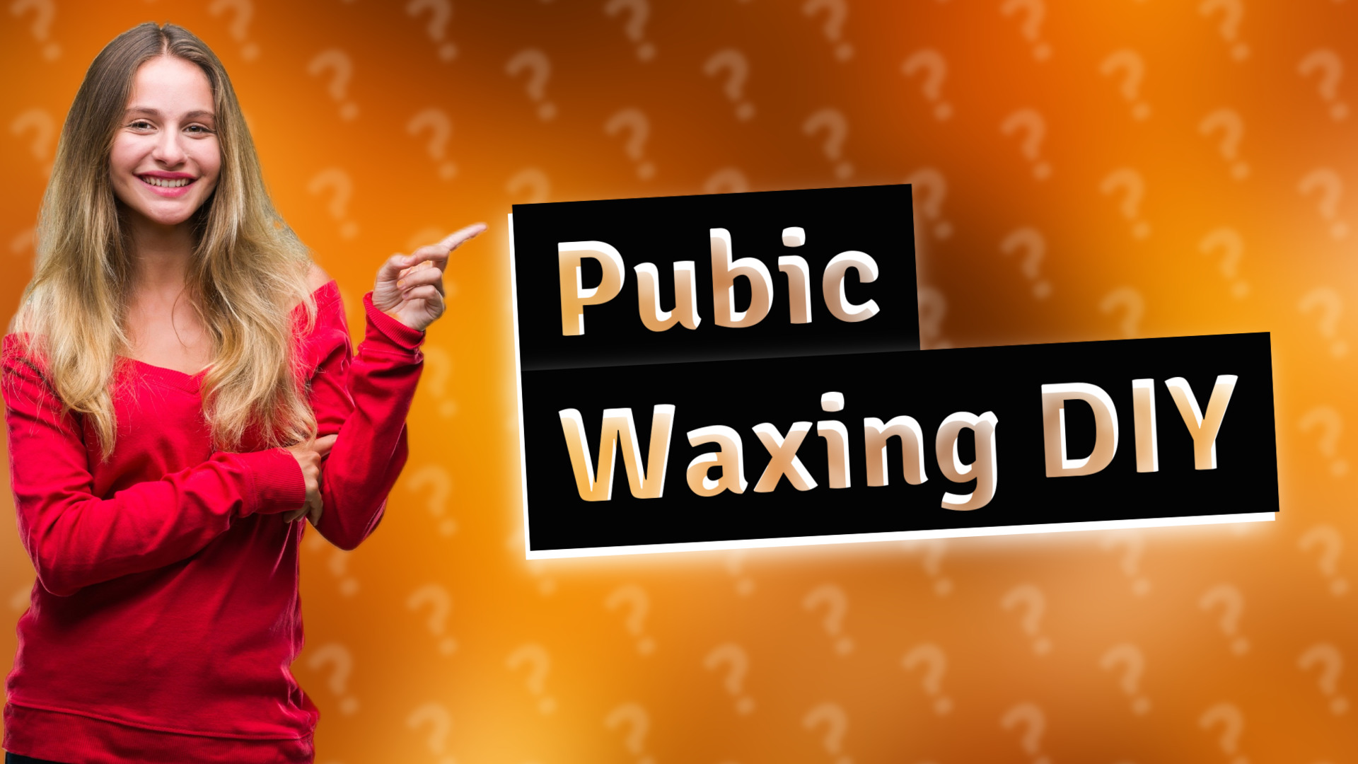 Pubic Waxing DIY