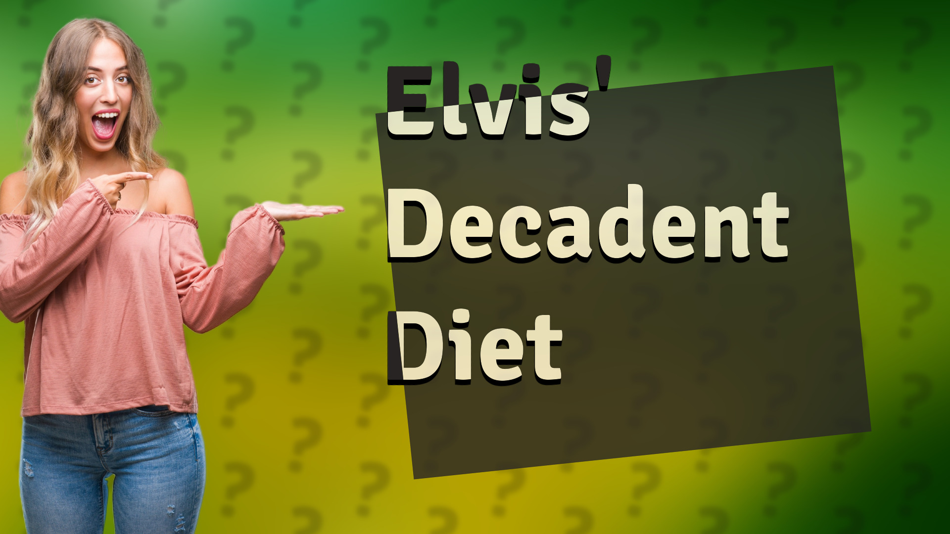 Elvis' Decadent Diet