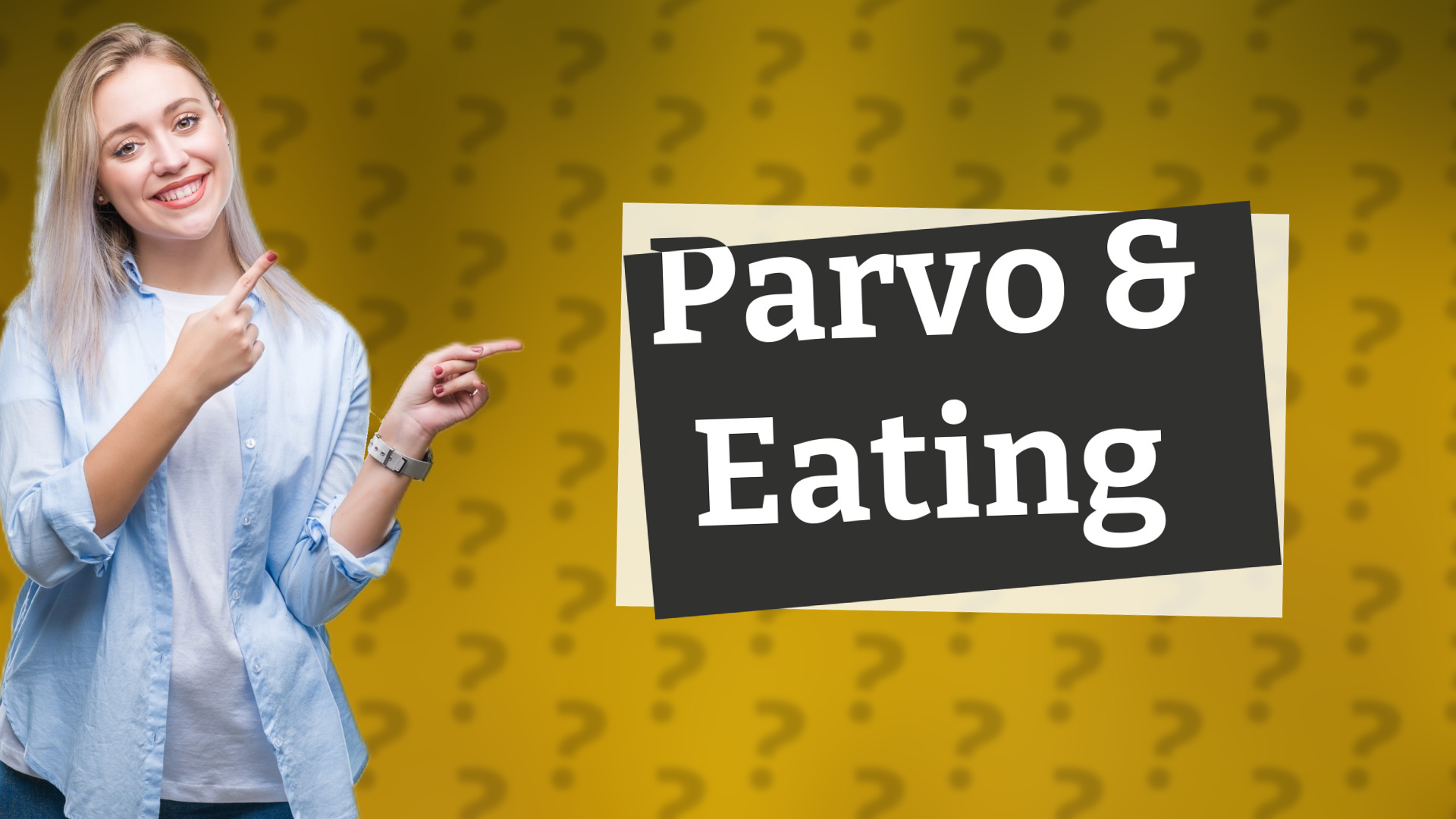 Parvo & Eating