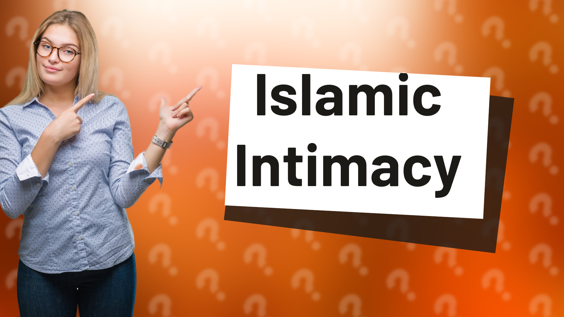 Islamic Intimacy