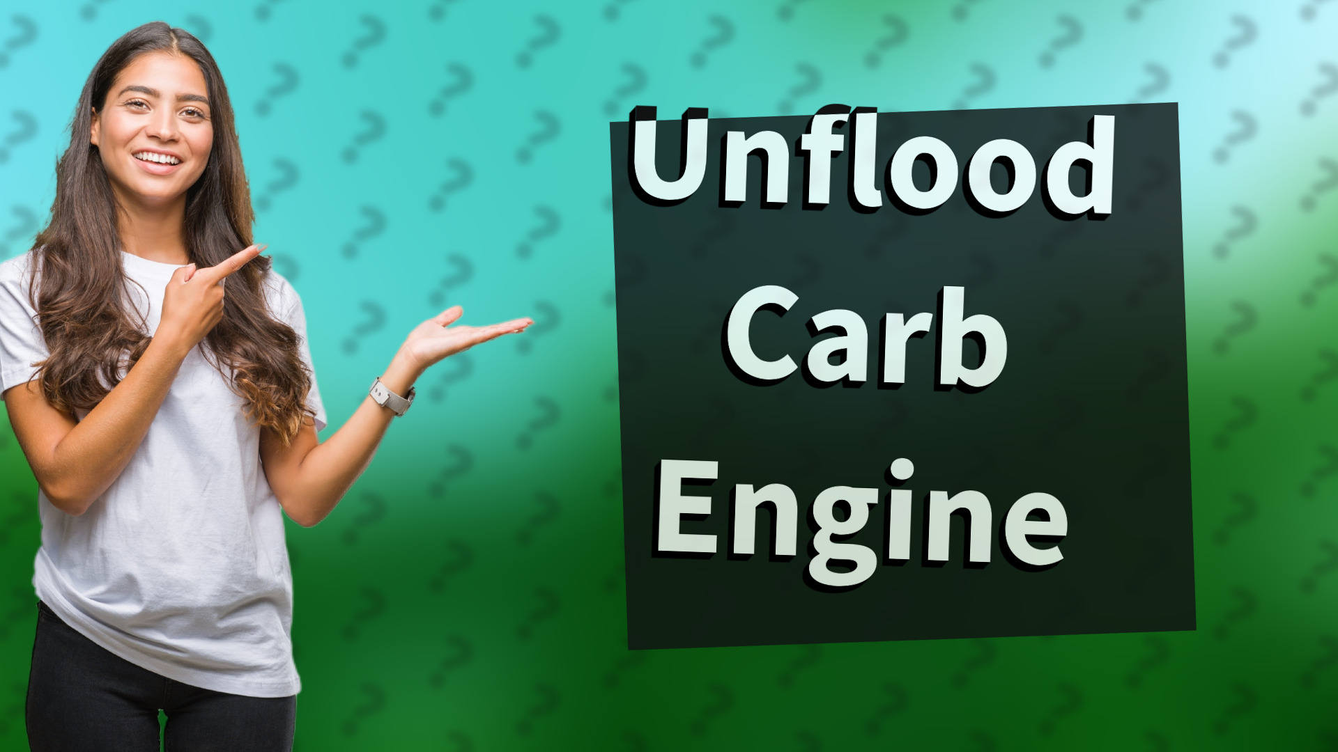 Unflood Carb Engine
