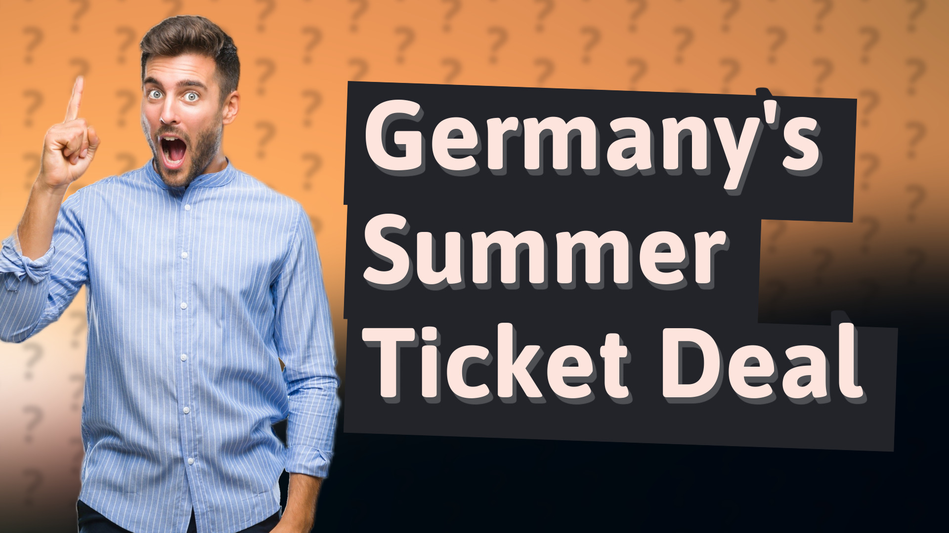 Germany's Summer Ticket Deal