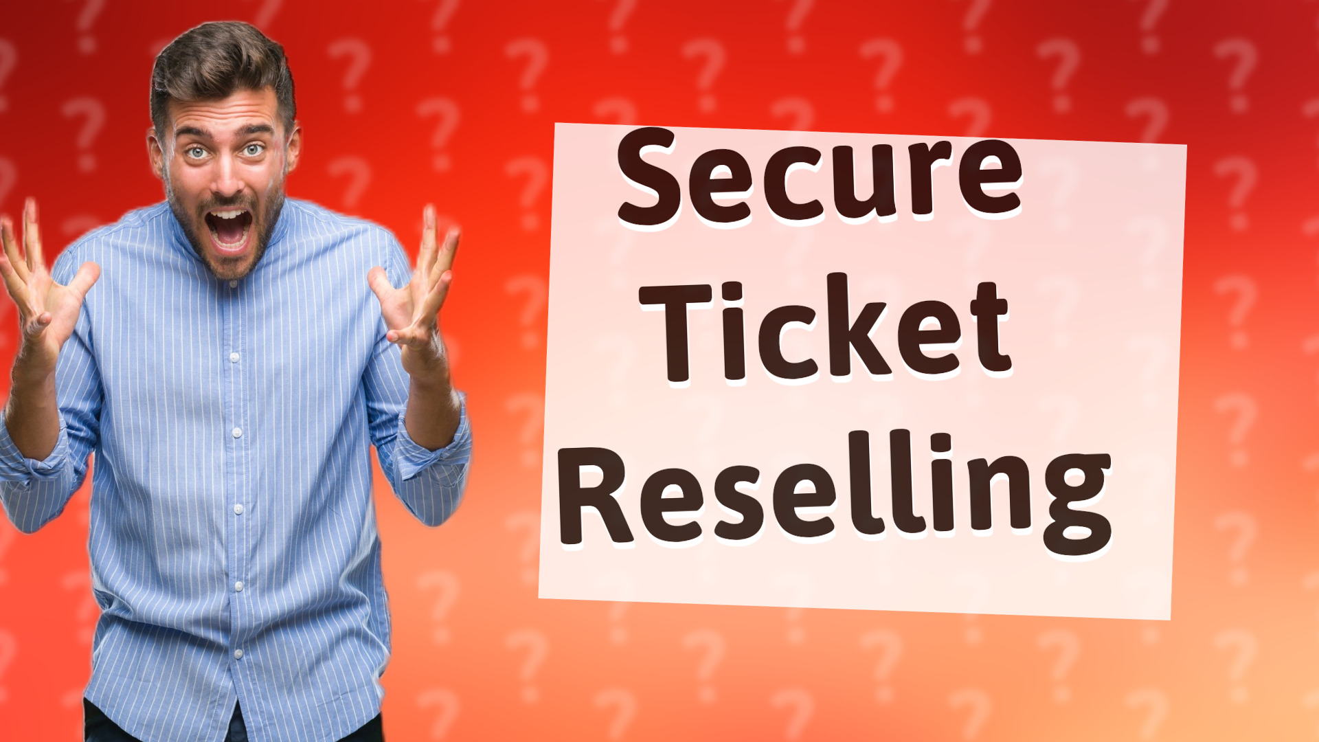 Secure Ticket Reselling