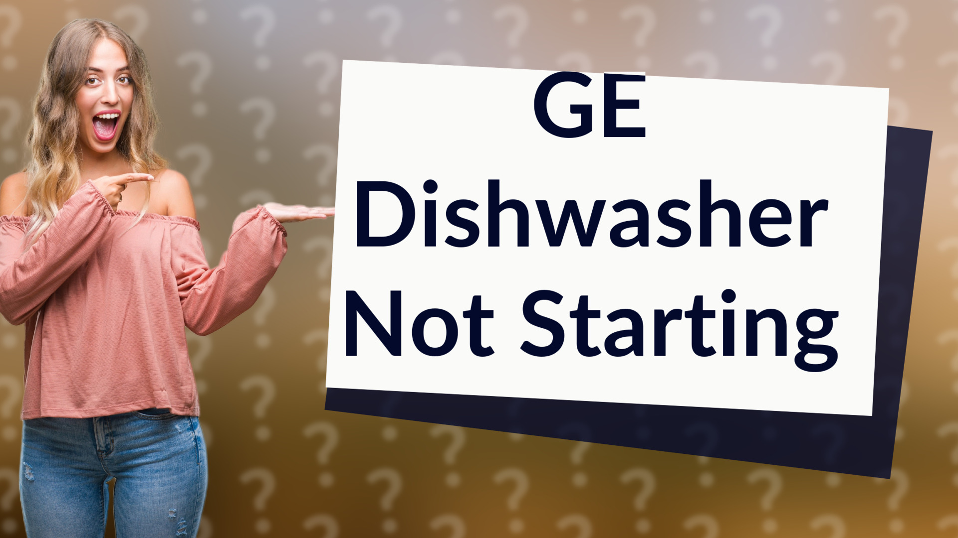 GE Dishwasher Not Starting