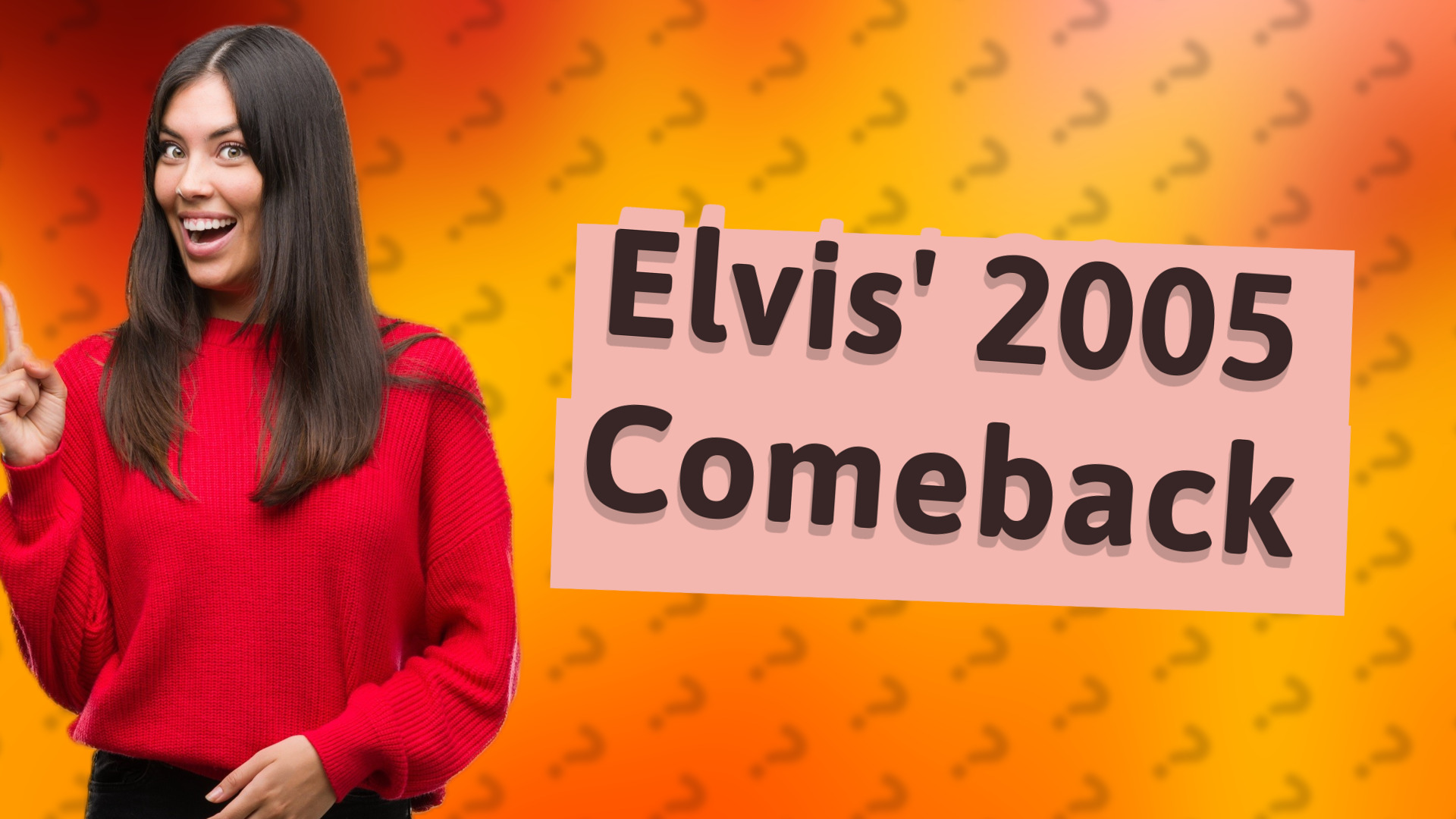 Elvis' 2005 Comeback