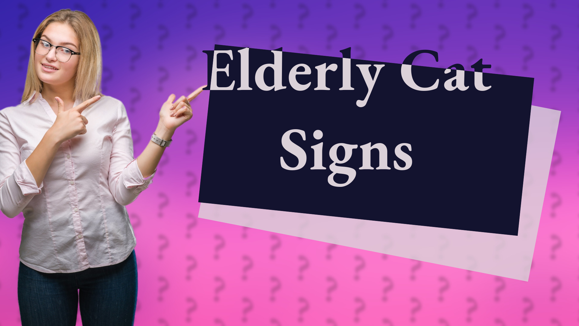 Elderly Cat Signs
