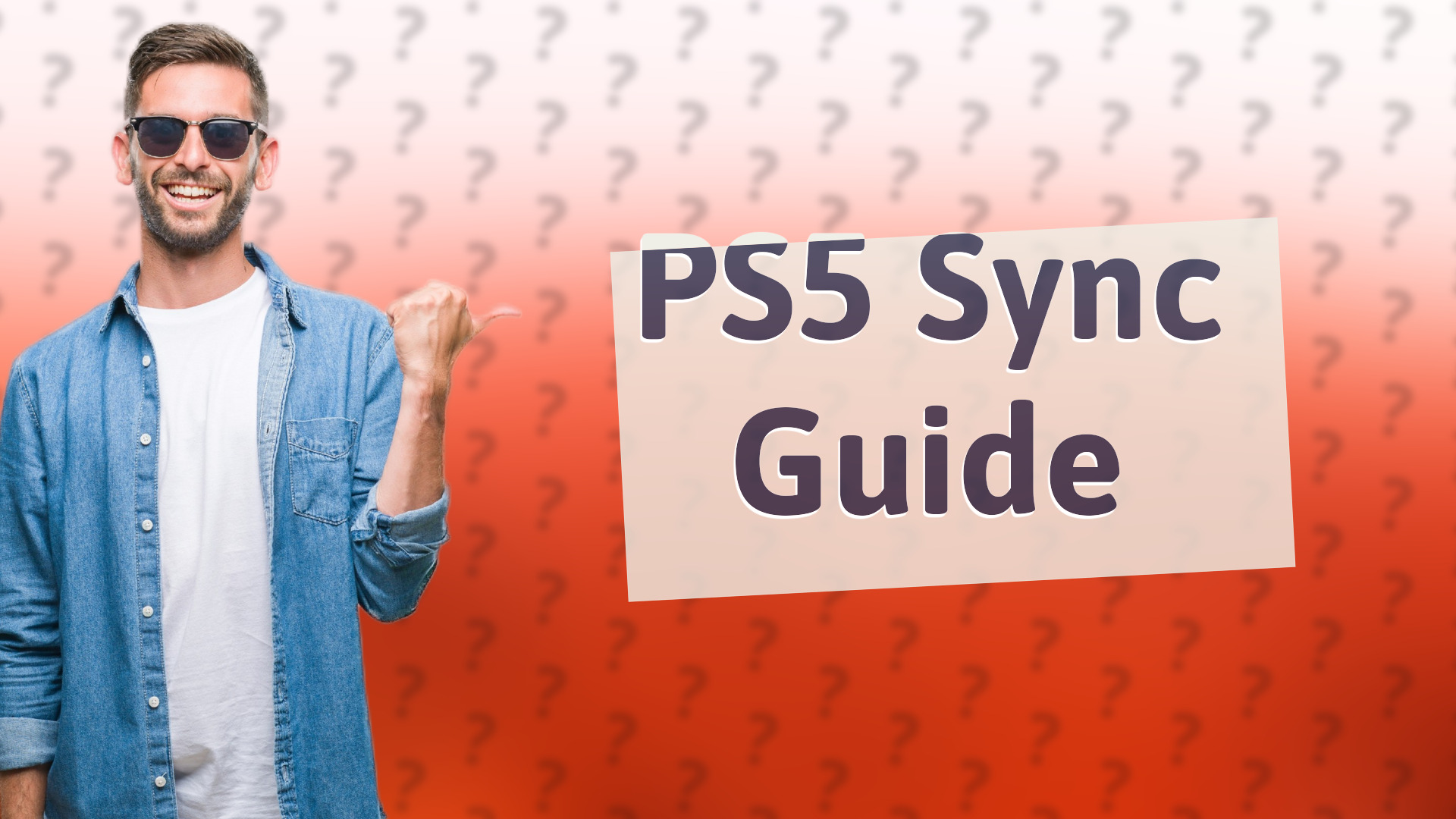 PS5 Sync Guide