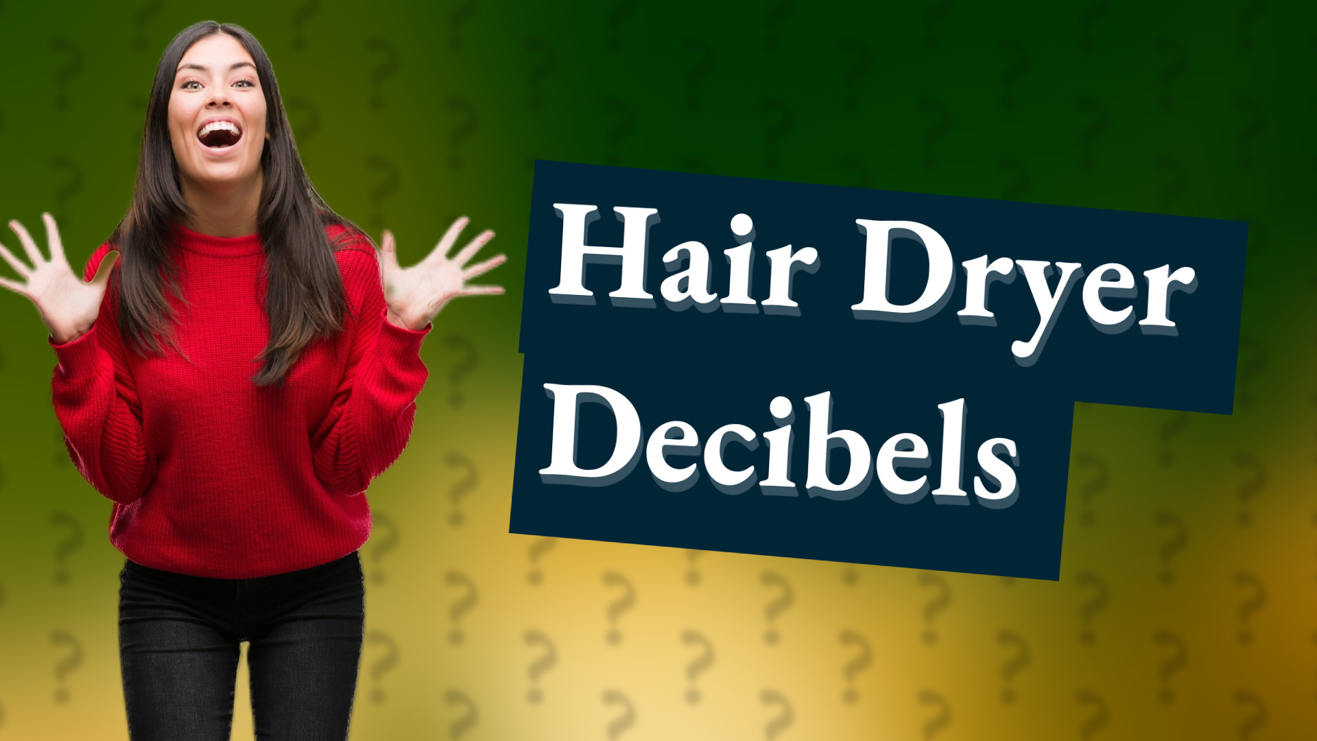 Hair Dryer Decibels